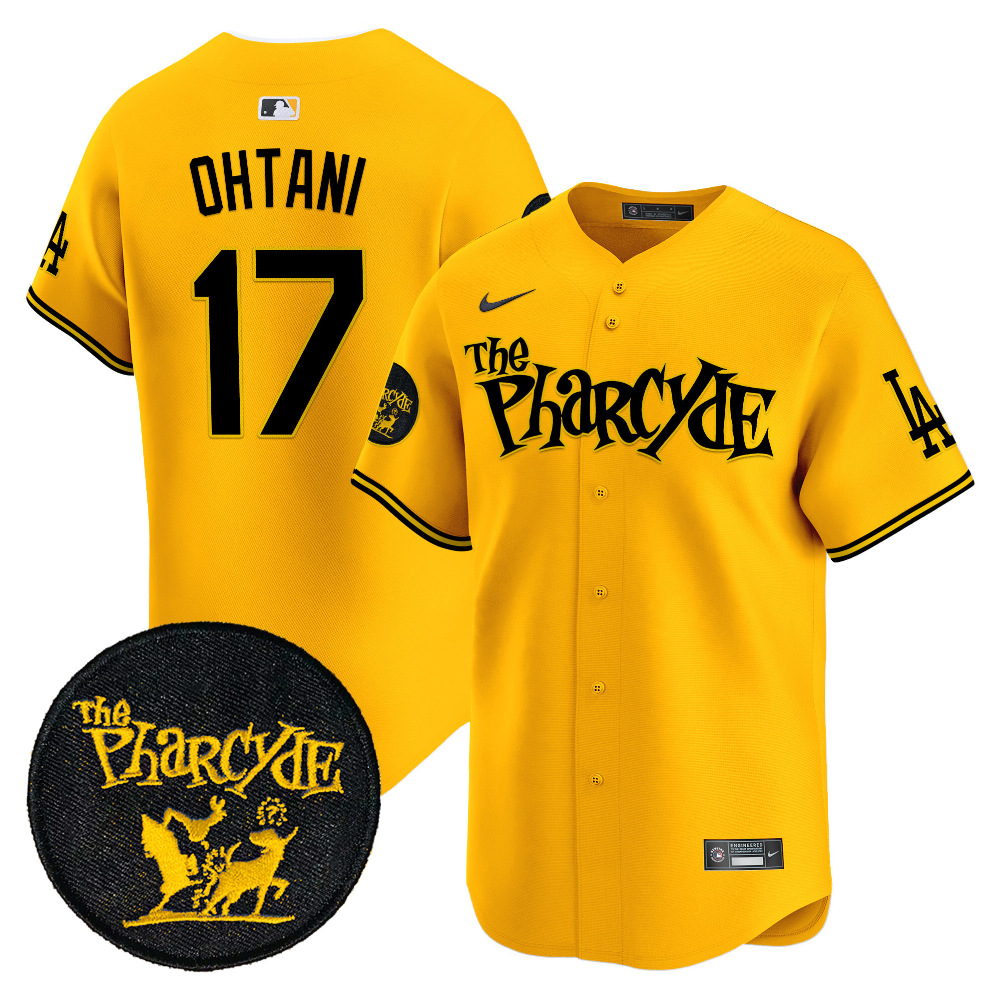 Men's Dodgers The Pharcyde Vapor Premier Limited Jersey - All Stitched
