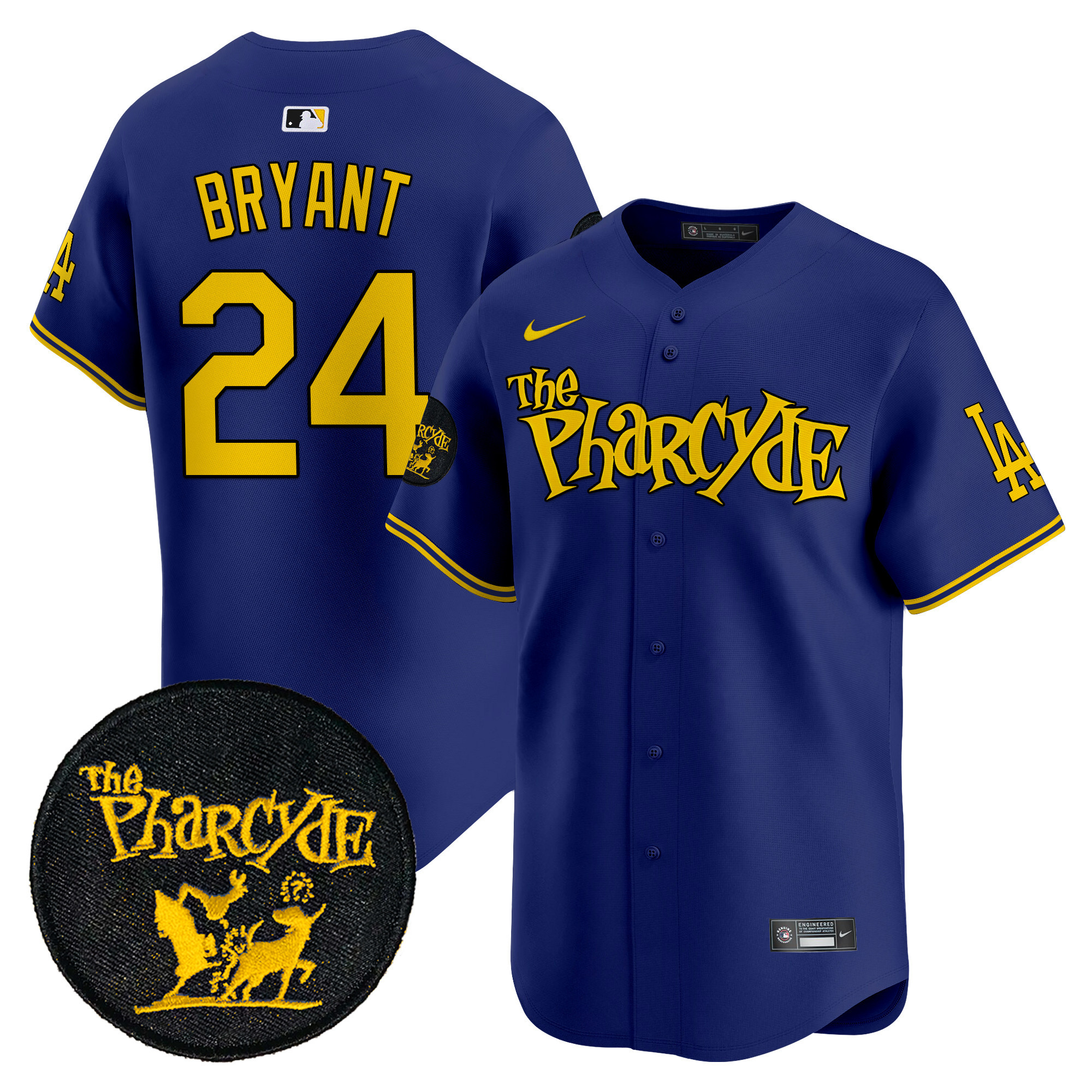 Men's Dodgers The Pharcyde Vapor Premier Limited Jersey - All Stitched