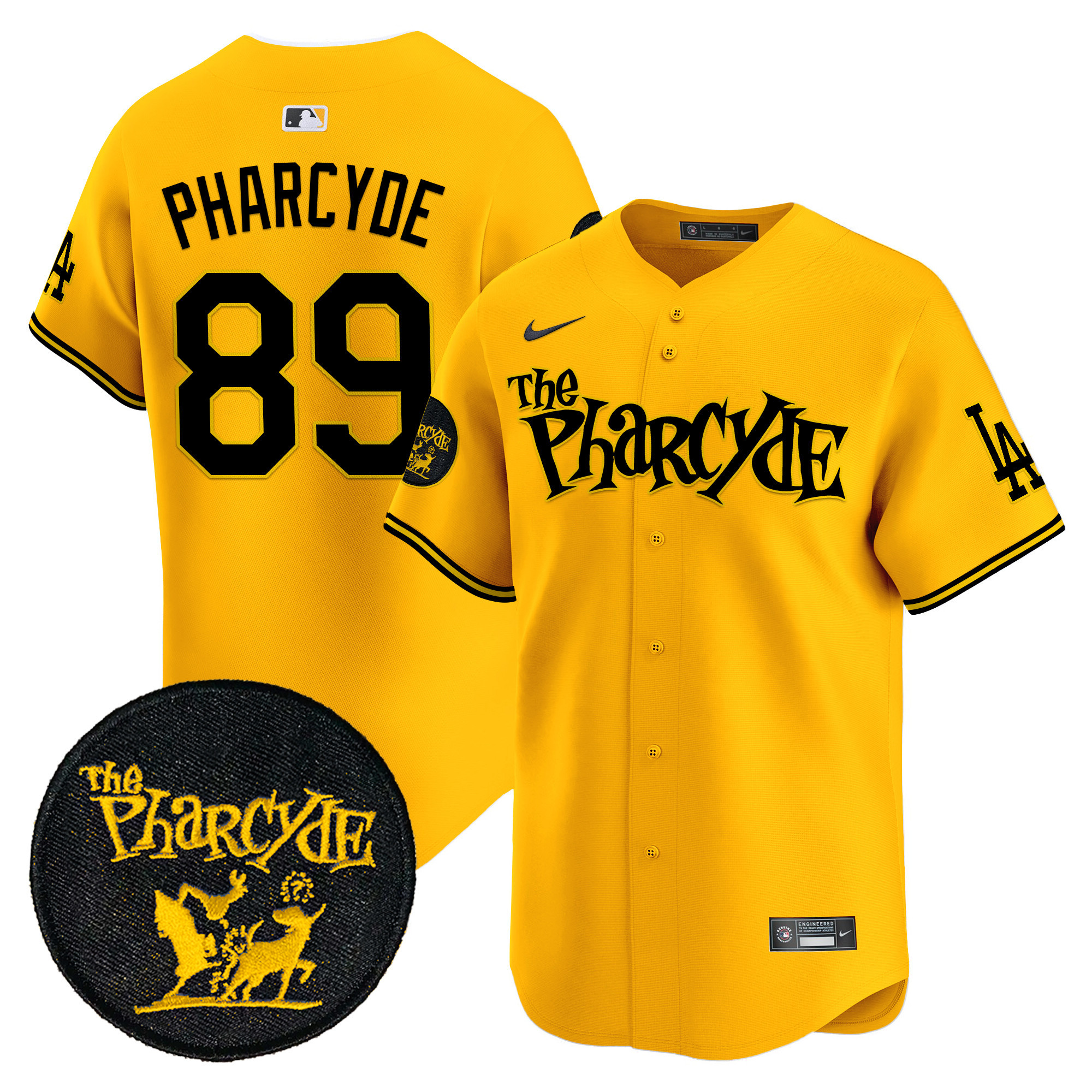 Men's Dodgers The Pharcyde Vapor Premier Limited Jersey - All Stitched