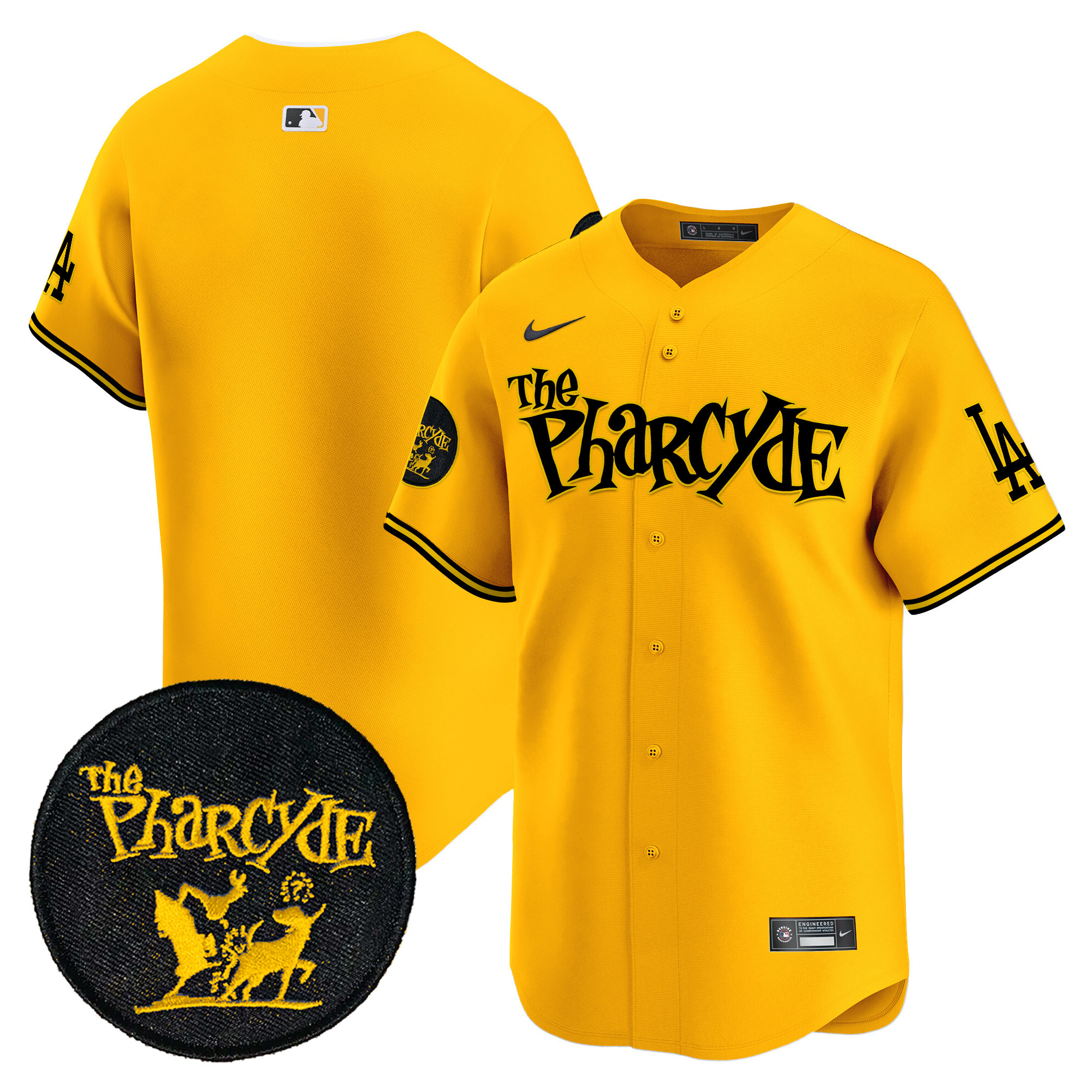 Men's Dodgers The Pharcyde Vapor Premier Limited Jersey - All Stitched