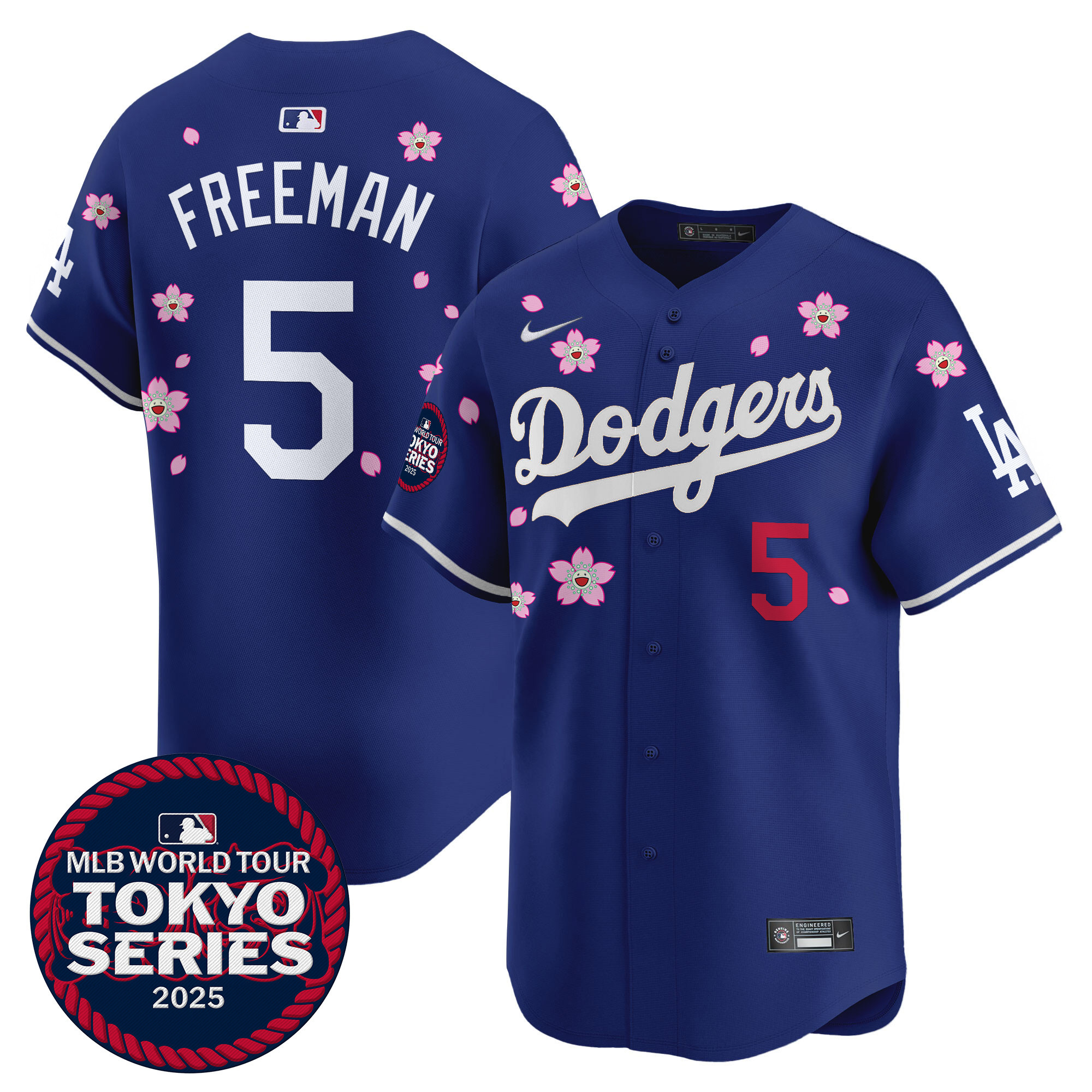 Men's Dodgers Tokyo Series 2025 Vapor Premier Limited Jersey - Stitched