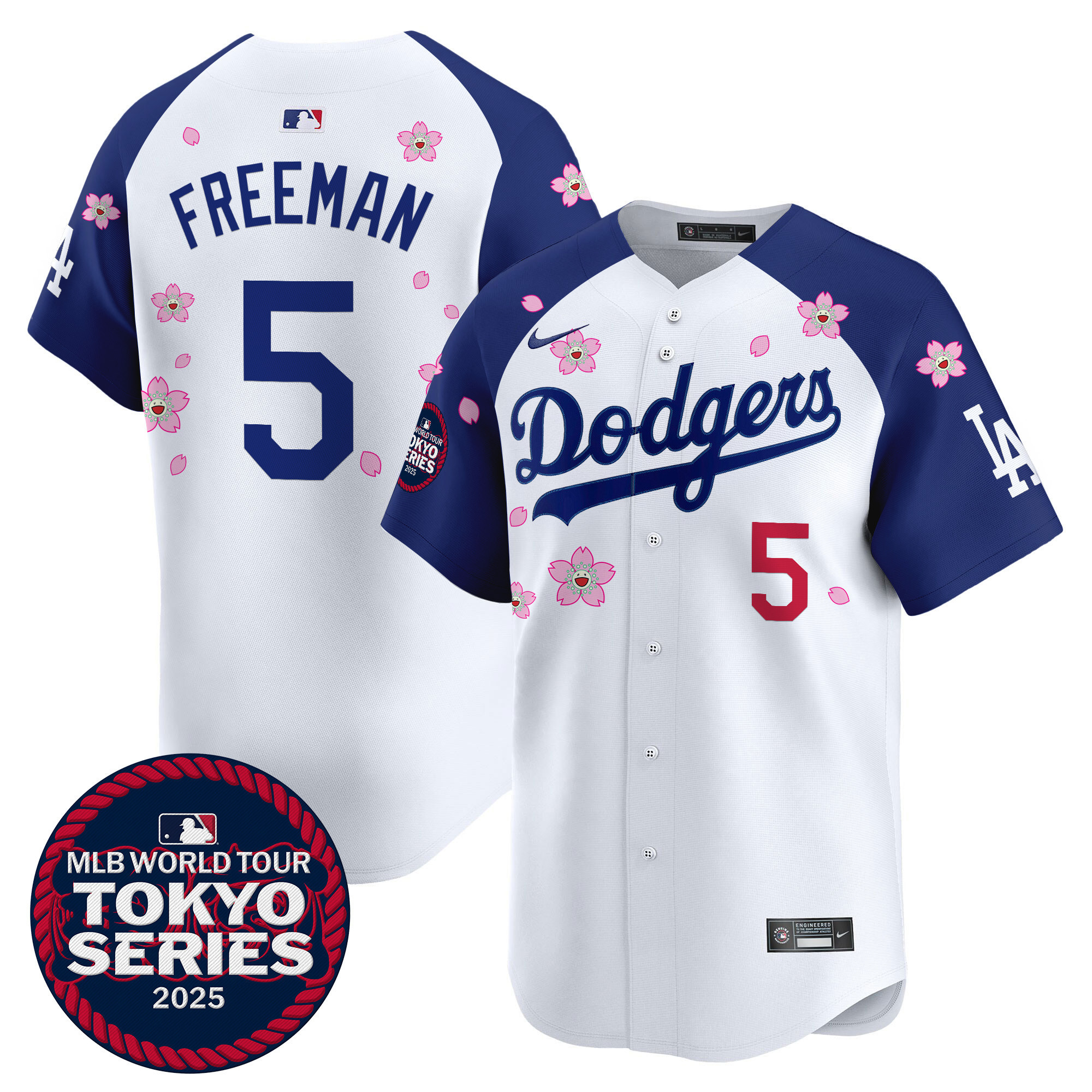 Men's Dodgers Tokyo Series 2025 Vapor Premier Limited Jersey - Stitched