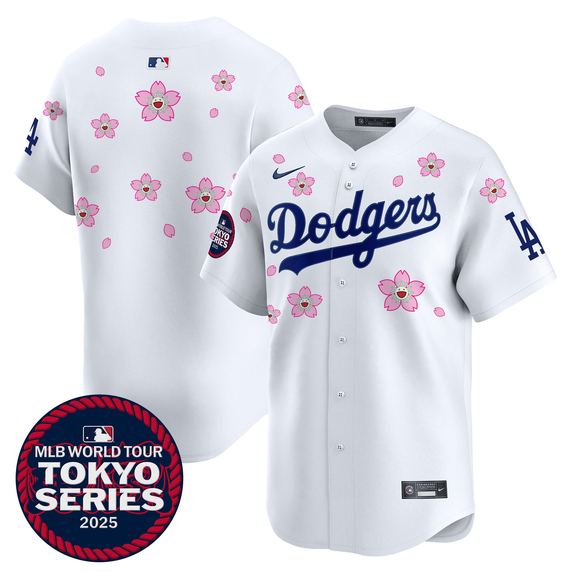 Men's Dodgers Tokyo Series 2025 Vapor Premier Limited Jersey - Stitched
