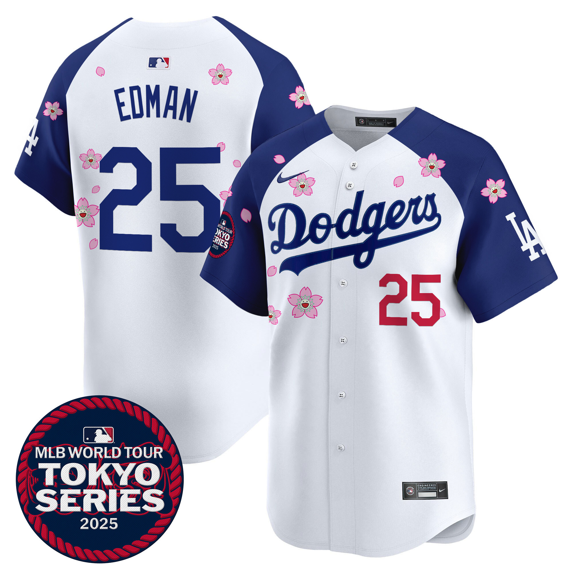 Men's Dodgers Tokyo Series 2025 Vapor Premier Limited Jersey - Stitched