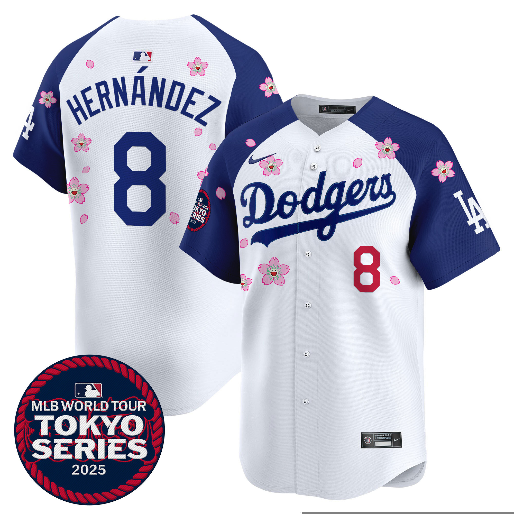 Men's Dodgers Tokyo Series 2025 Vapor Premier Limited Jersey - Stitched