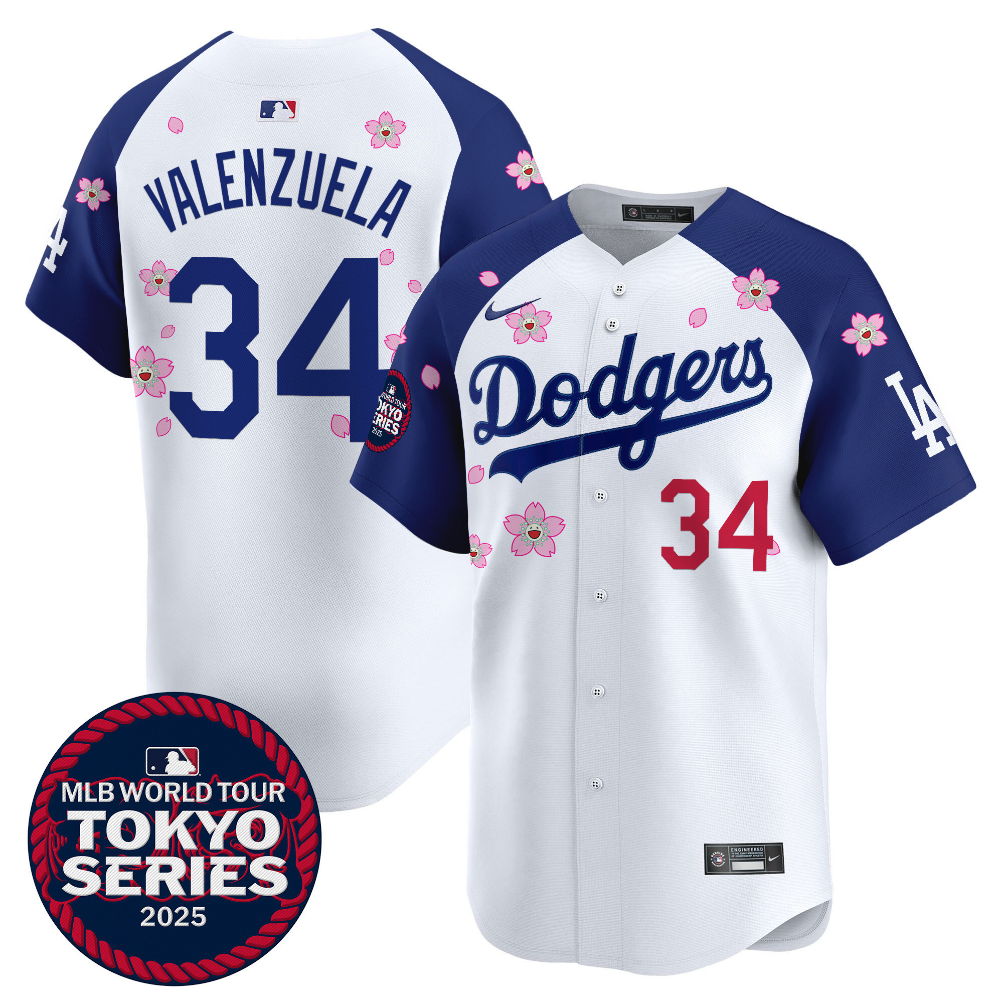 Men's Dodgers Tokyo Series 2025 Vapor Premier Limited Jersey - Stitched