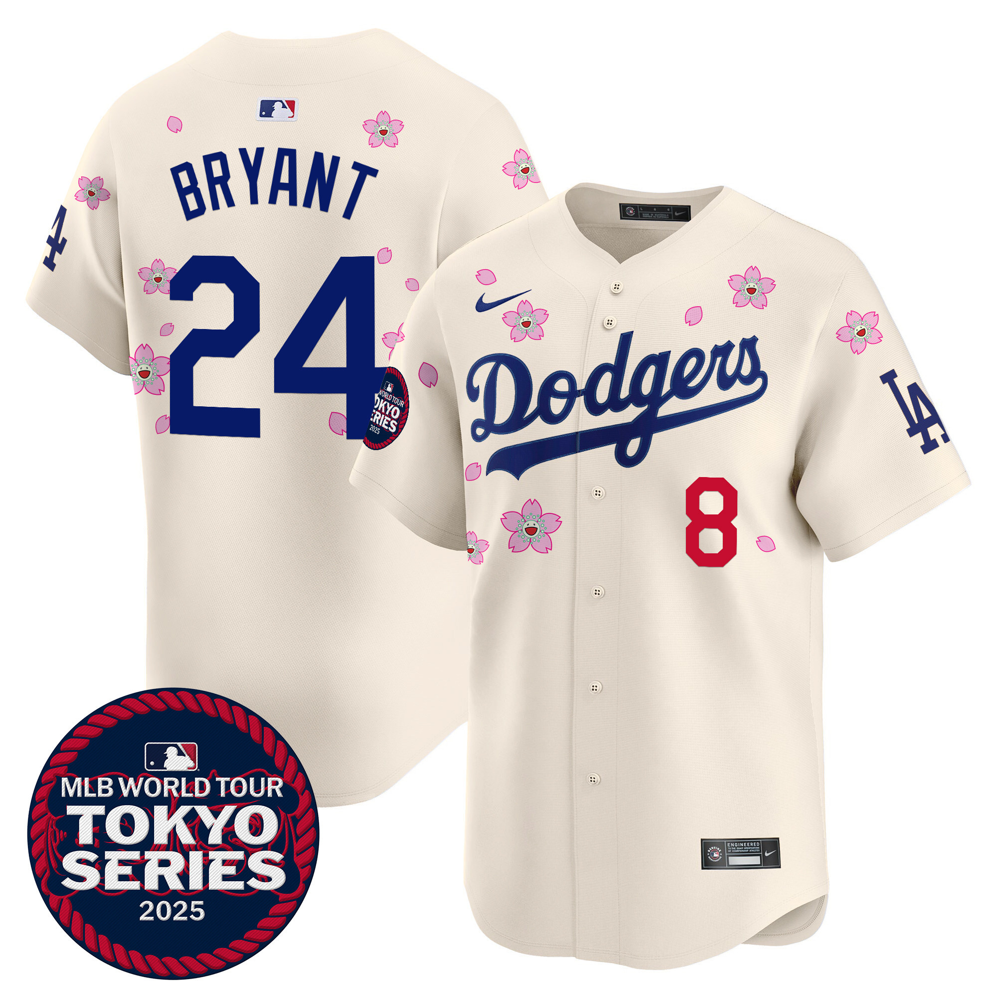 Men's Dodgers Tokyo Series 2025 Vapor Premier Limited Jersey - Stitched
