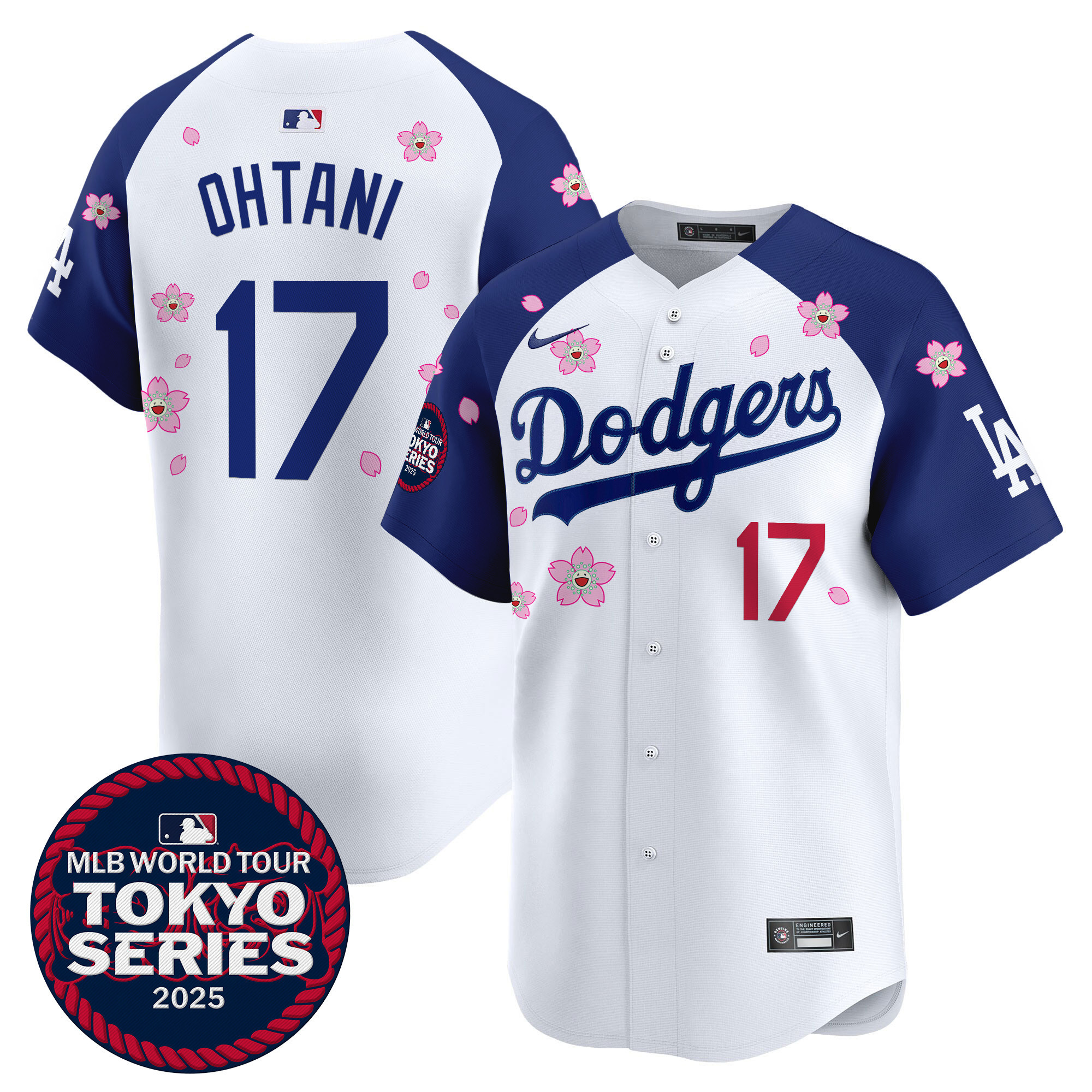 Men's Dodgers Tokyo Series 2025 Vapor Premier Limited Jersey - Stitched
