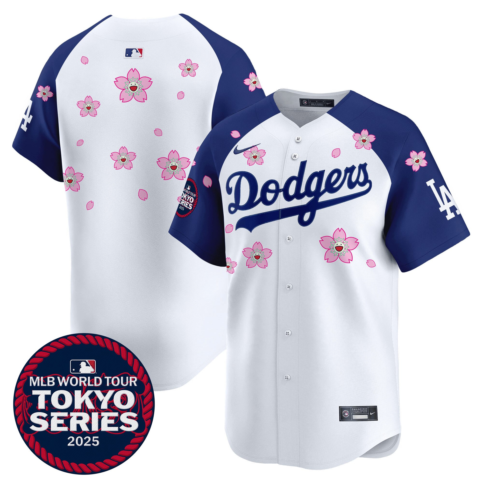 Men's Dodgers Tokyo Series 2025 Vapor Premier Limited Jersey - Stitched