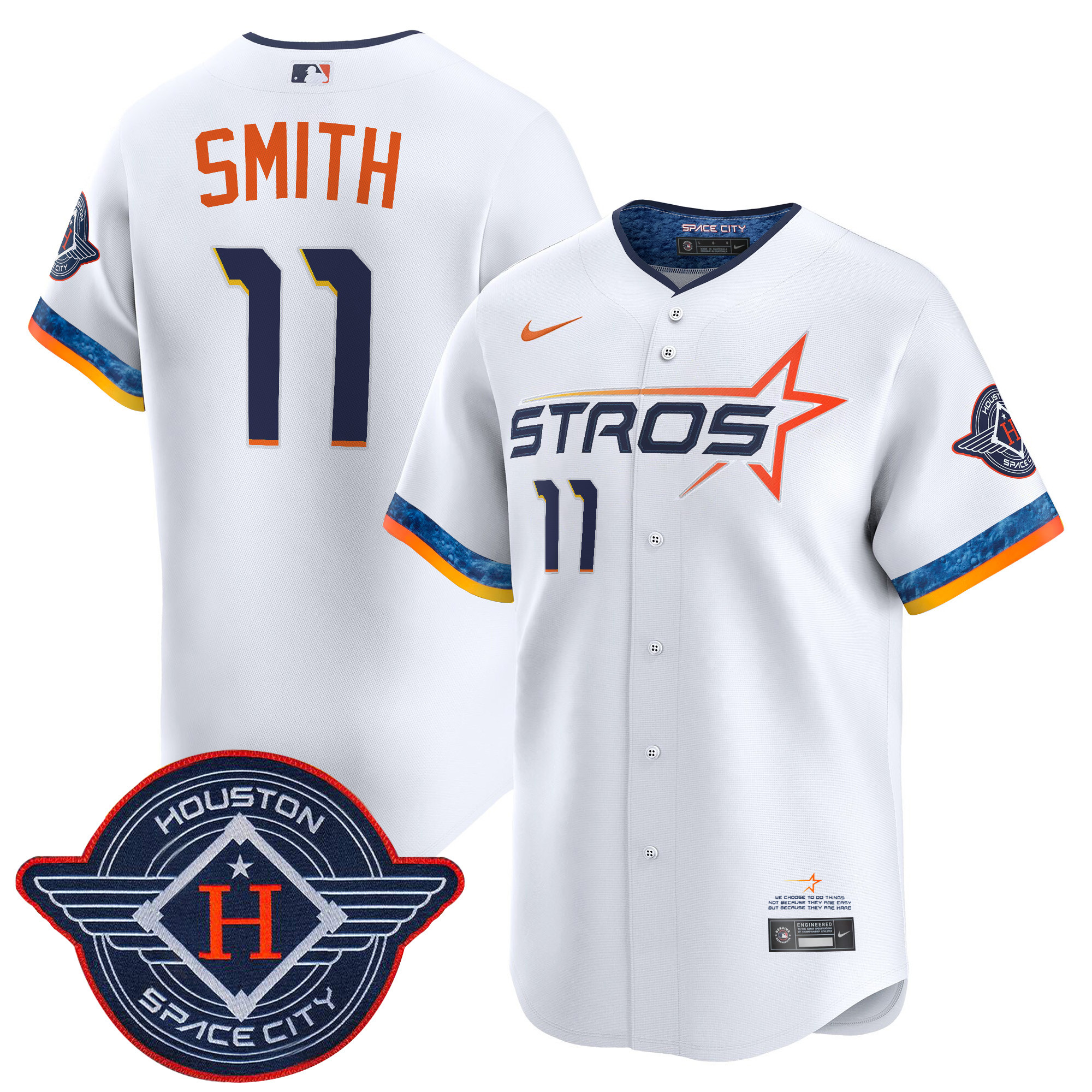 Men's Houston Astros 2025 City Connect Vapor Premier Limited Jersey - All Stitched