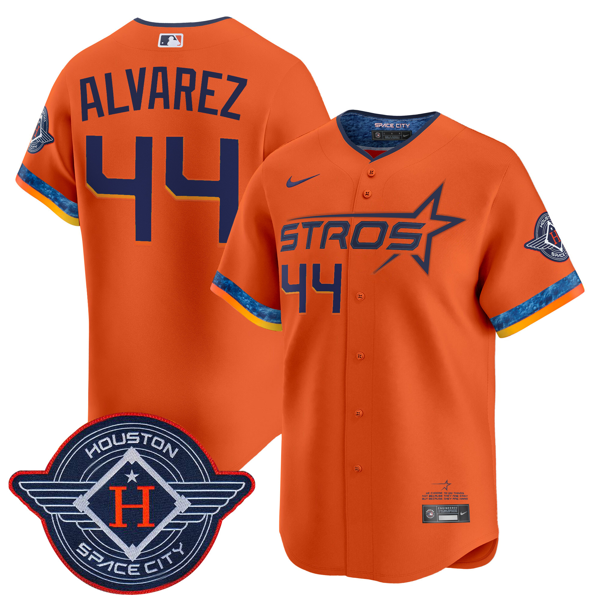 Men's Houston Astros 2025 City Connect Vapor Premier Limited Jersey - All Stitched