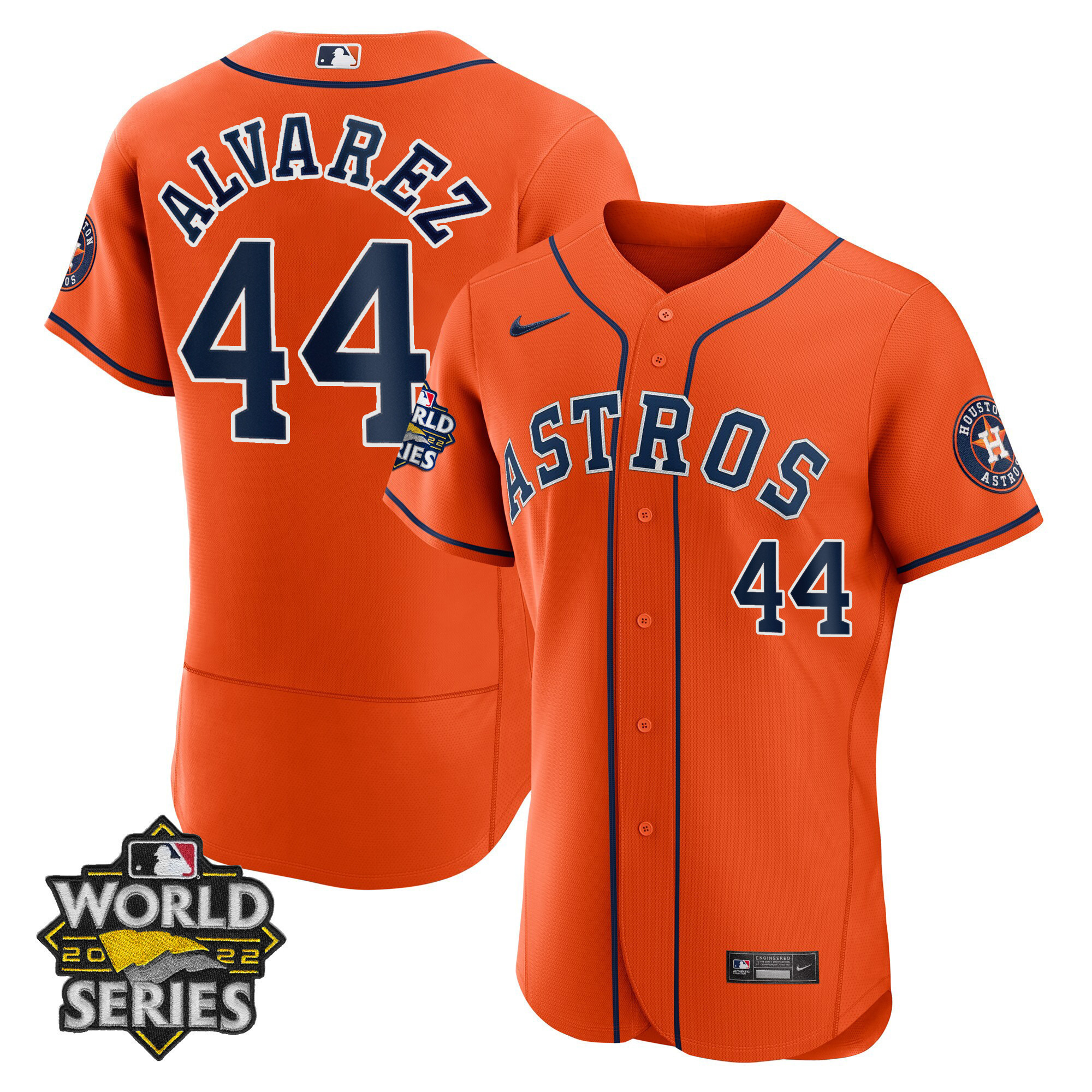 Men's Houston Astros Alternate 2022 World Series Player Jersey - All Stitched