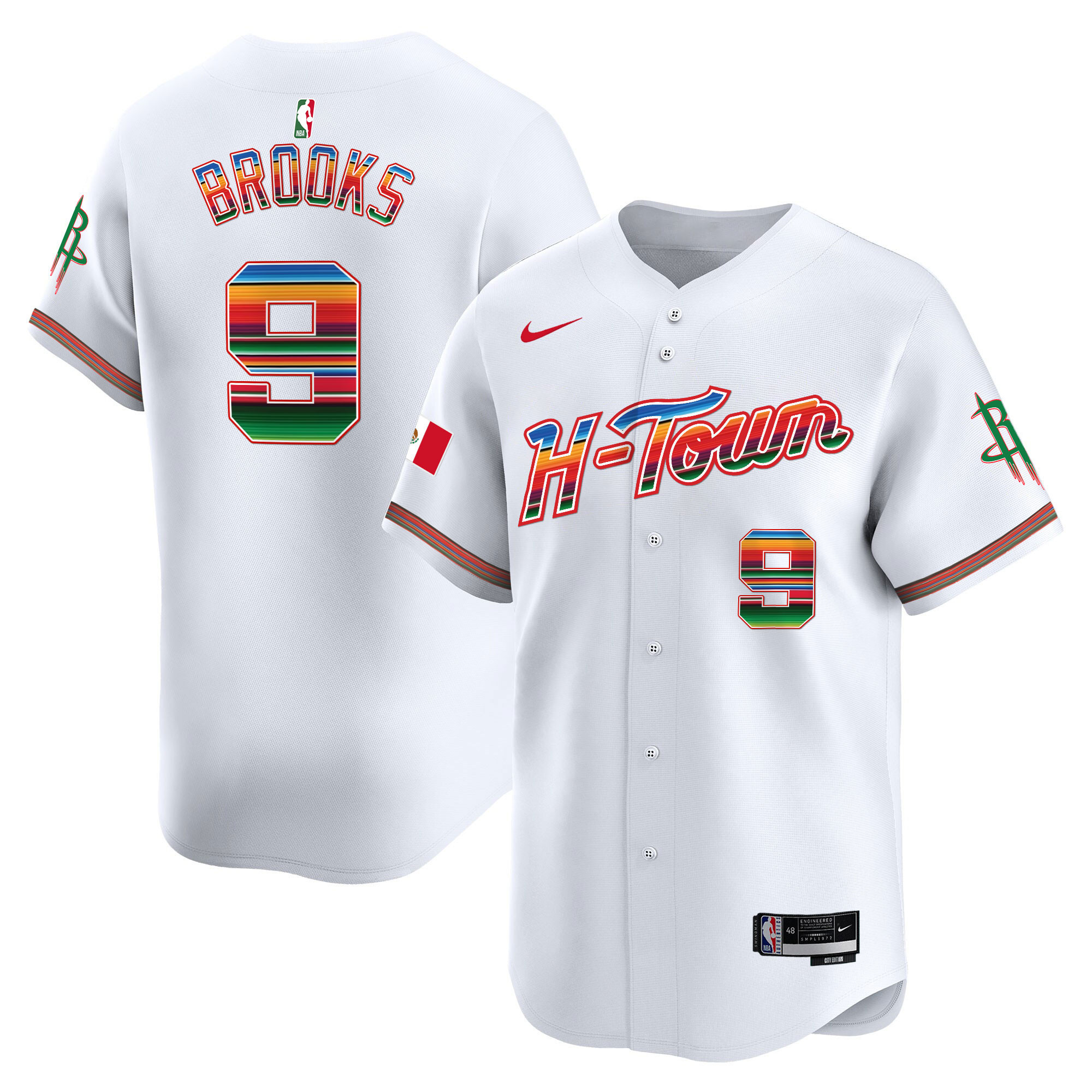 Men's Houston Rockets Mexico Vapor Baseball Jersey - All Stitched