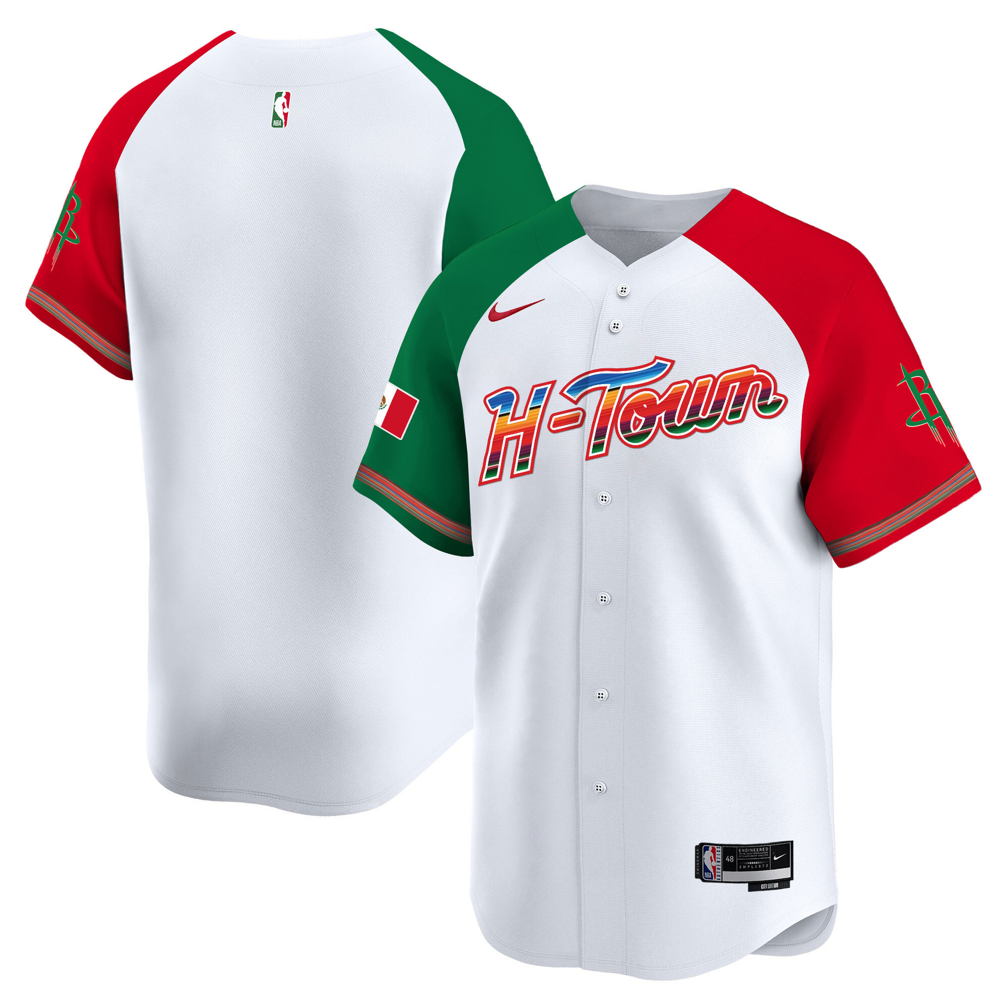 Men's Houston Rockets Mexico Vapor Baseball Jersey - All Stitched