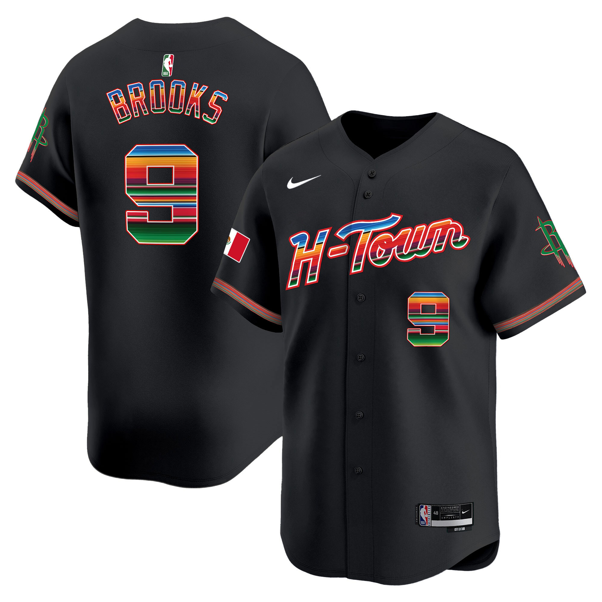 Men's Houston Rockets Mexico Vapor Baseball Jersey - All Stitched