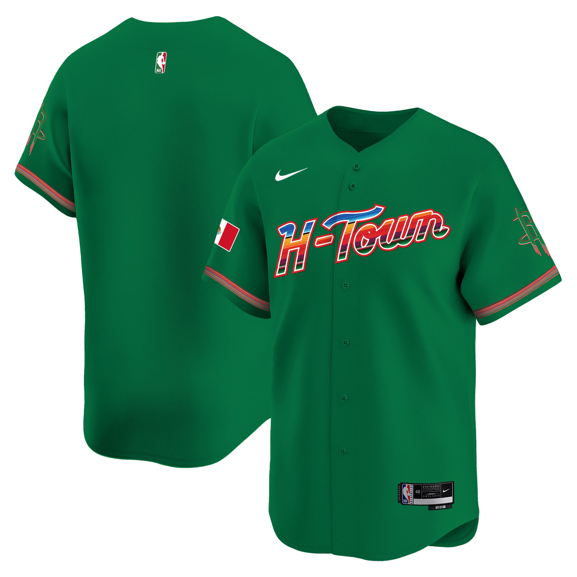 Men's Houston Rockets Mexico Vapor Baseball Jersey - All Stitched