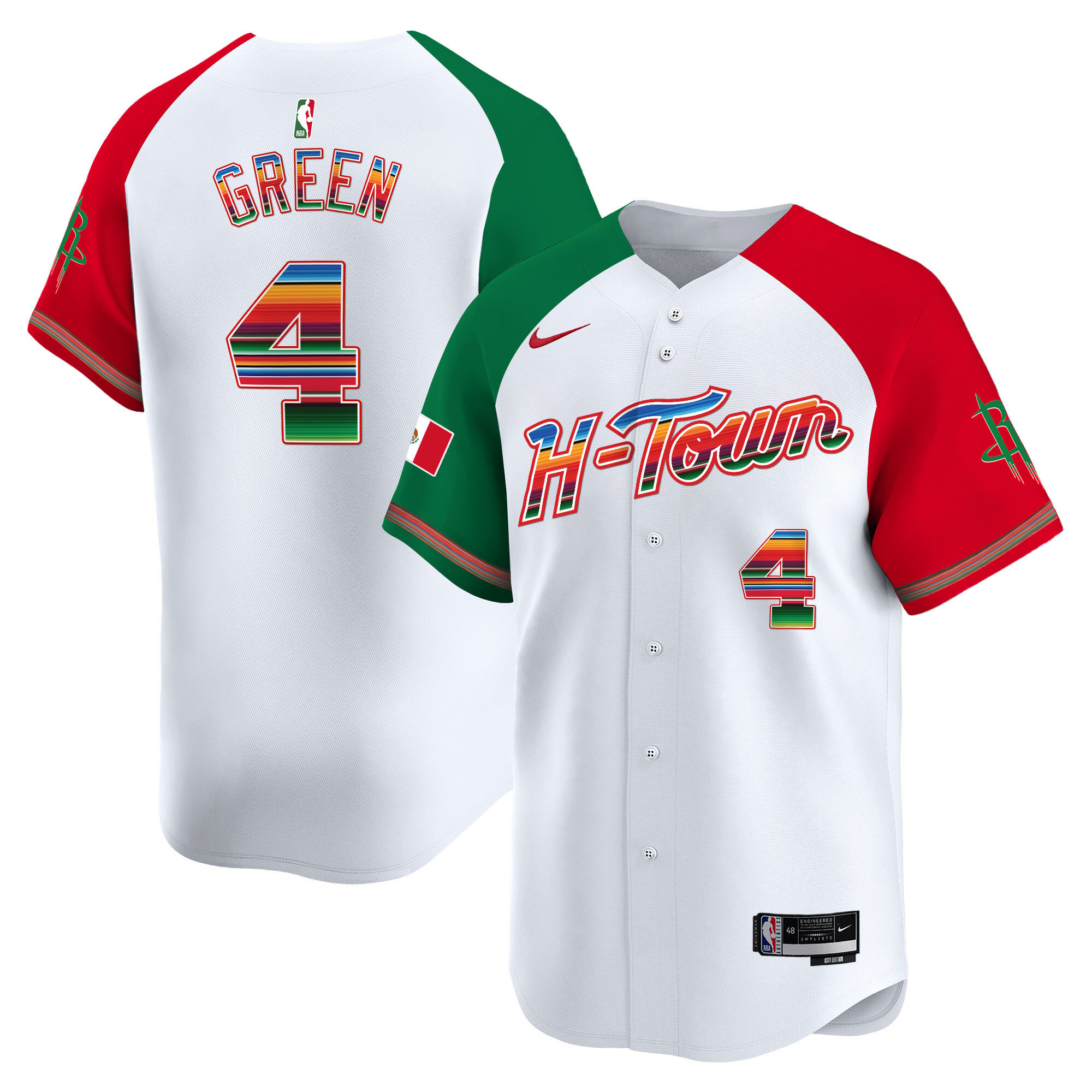 Men's Houston Rockets Mexico Vapor Baseball Jersey - All Stitched