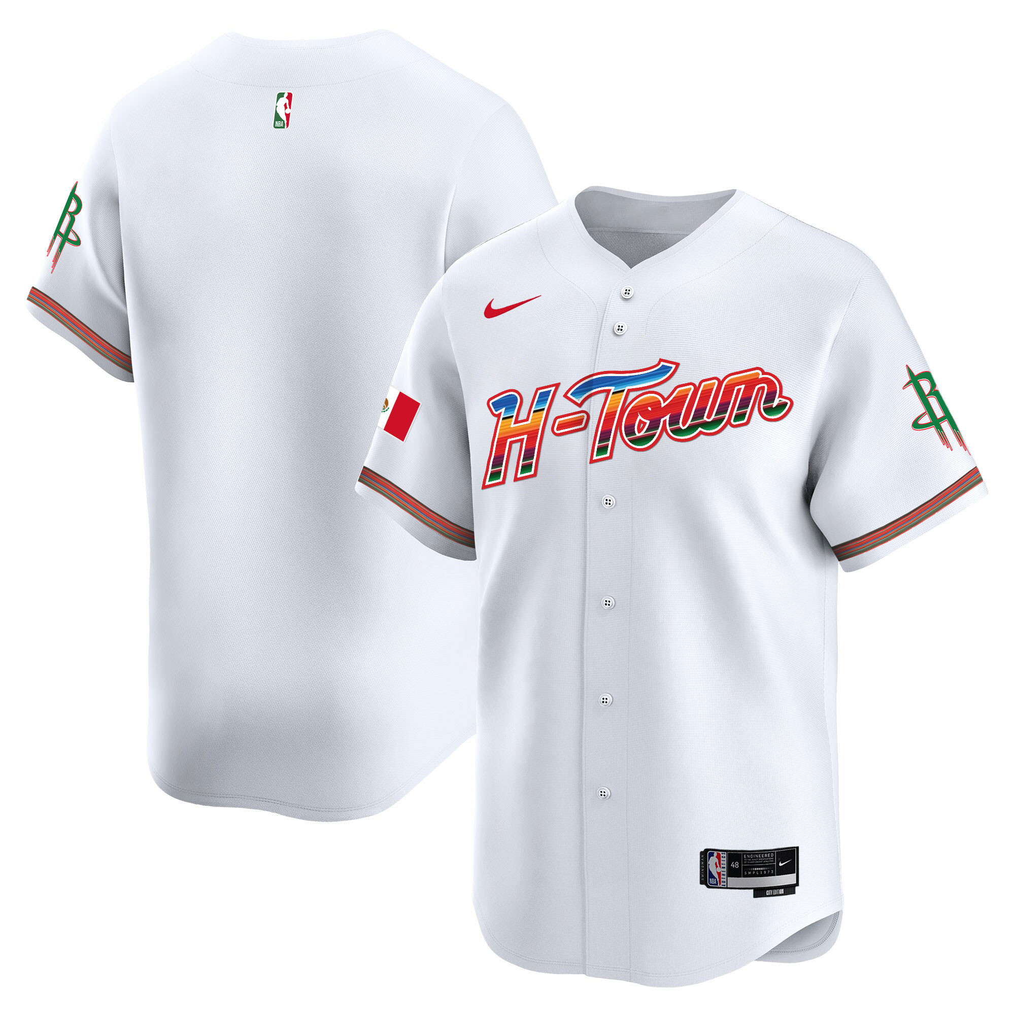 Men's Houston Rockets Mexico Vapor Baseball Jersey - All Stitched