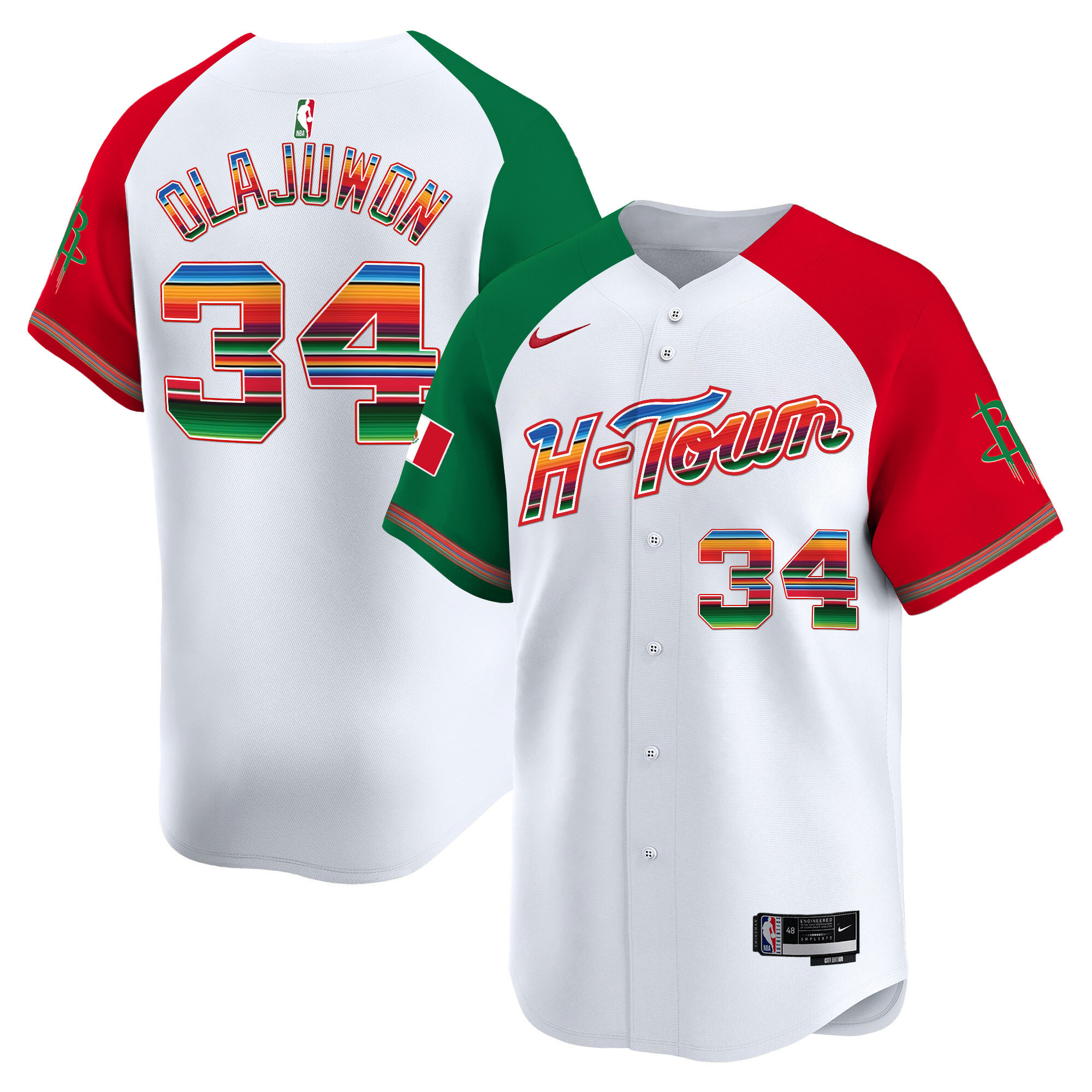 Men's Houston Rockets Mexico Vapor Baseball Jersey - All Stitched