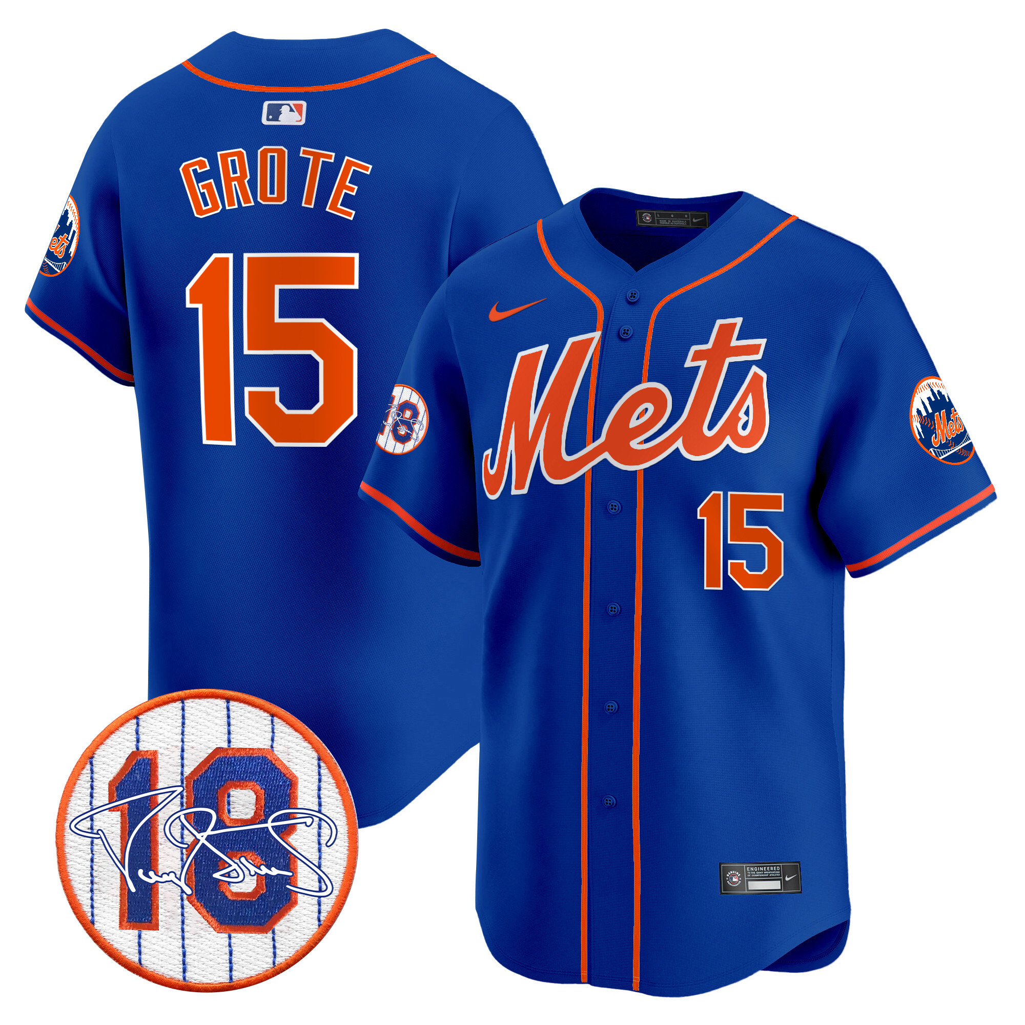 Men's Mets Darryl Strawberry Patch Vapor Premier Limited Jersey - All Stitched