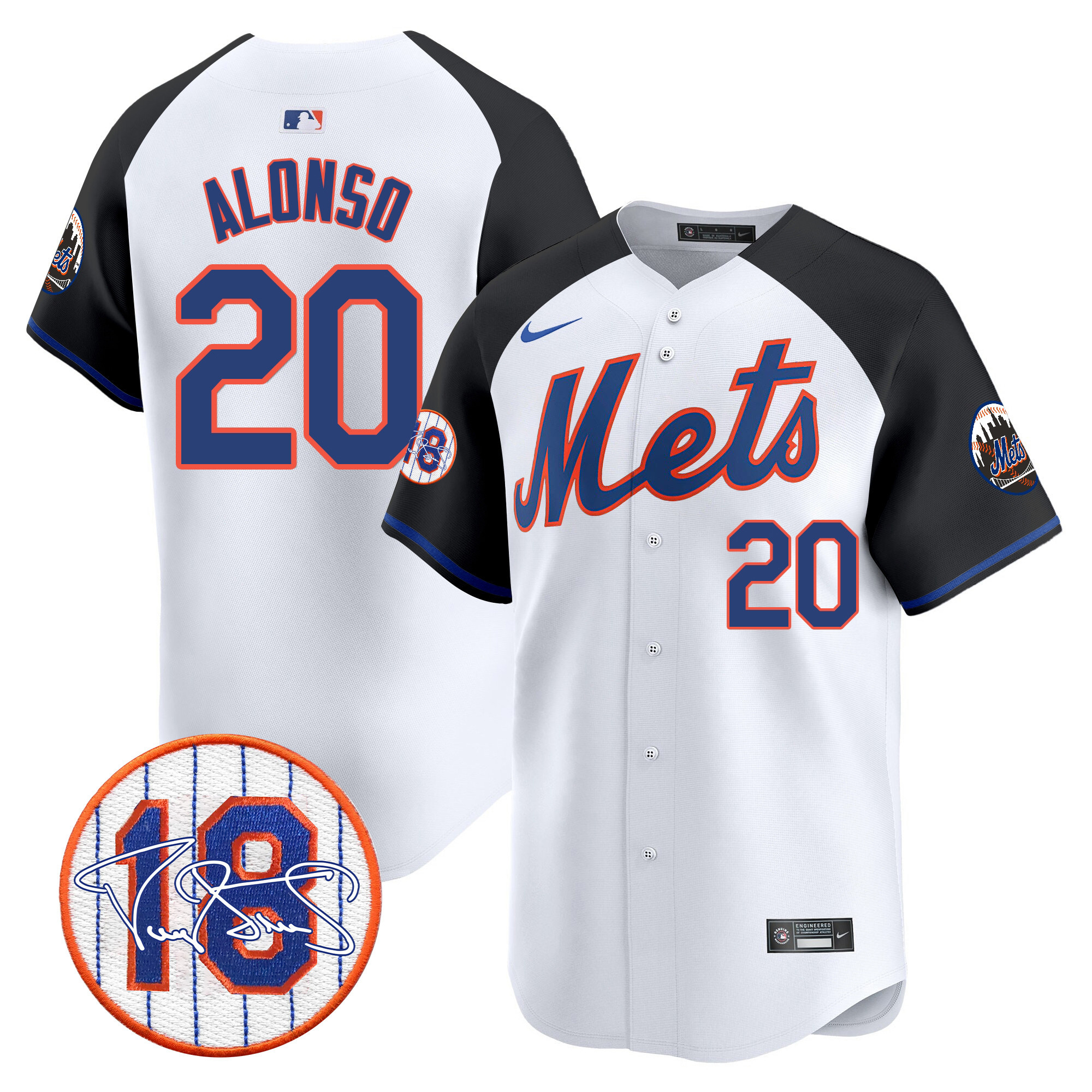 Men's Mets Darryl Strawberry Patch Vapor Premier Limited Jersey - All Stitched