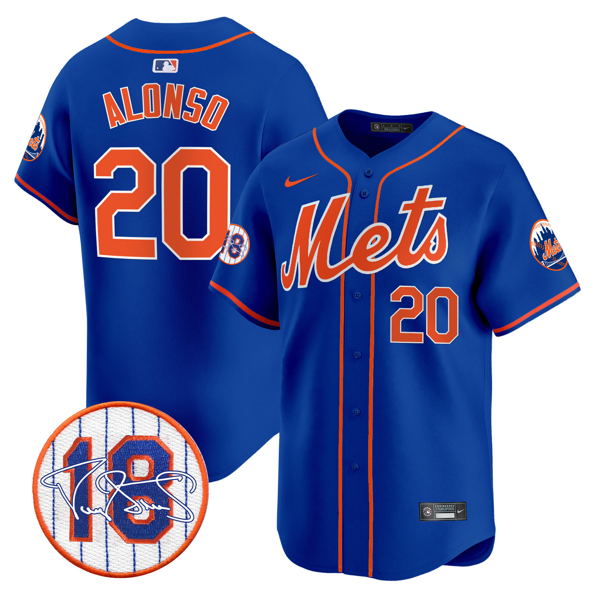 Men's Mets Darryl Strawberry Patch Vapor Premier Limited Jersey - All Stitched