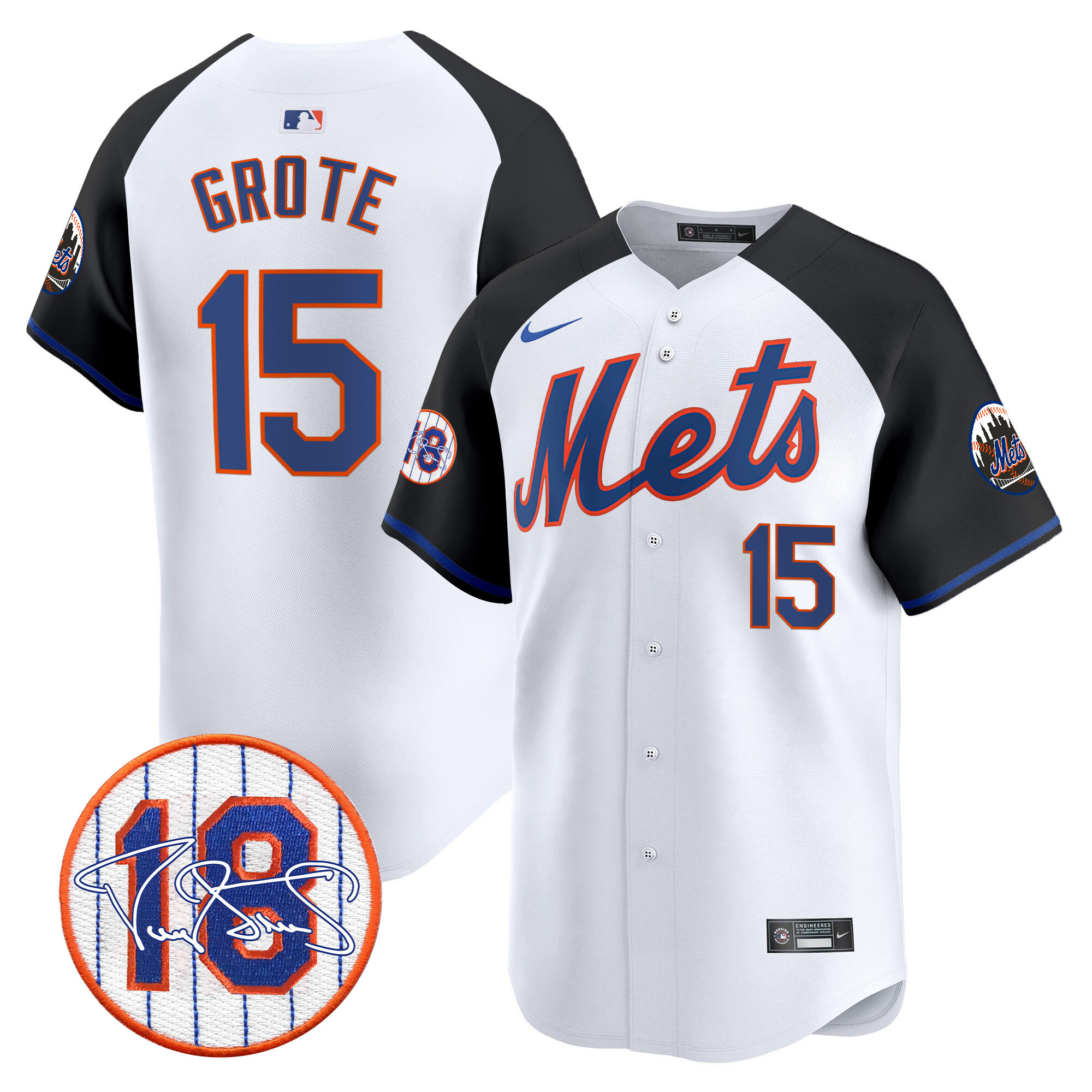 Men's Mets Darryl Strawberry Patch Vapor Premier Limited Jersey - All Stitched