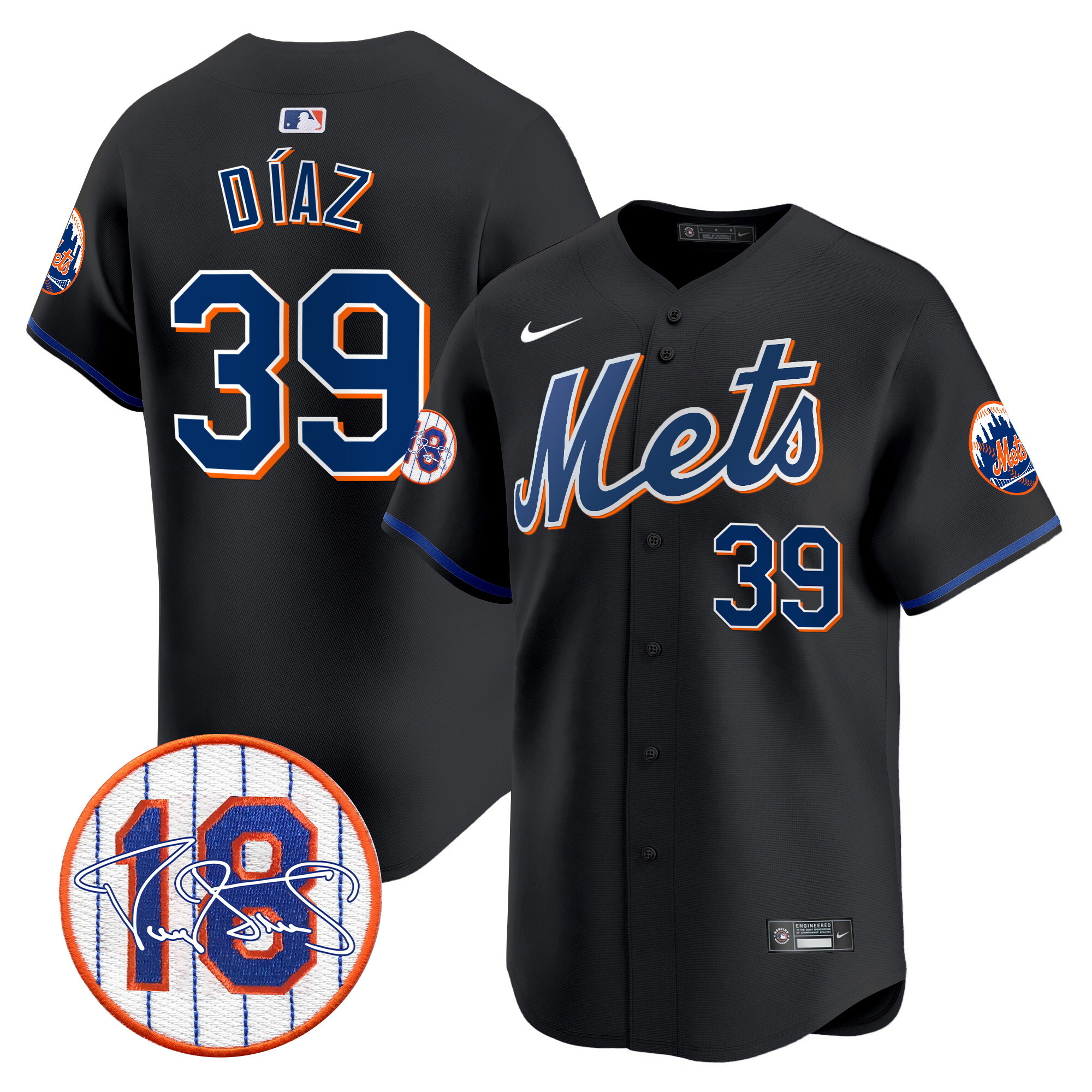 Men's Mets Darryl Strawberry Patch Vapor Premier Limited Jersey - All Stitched