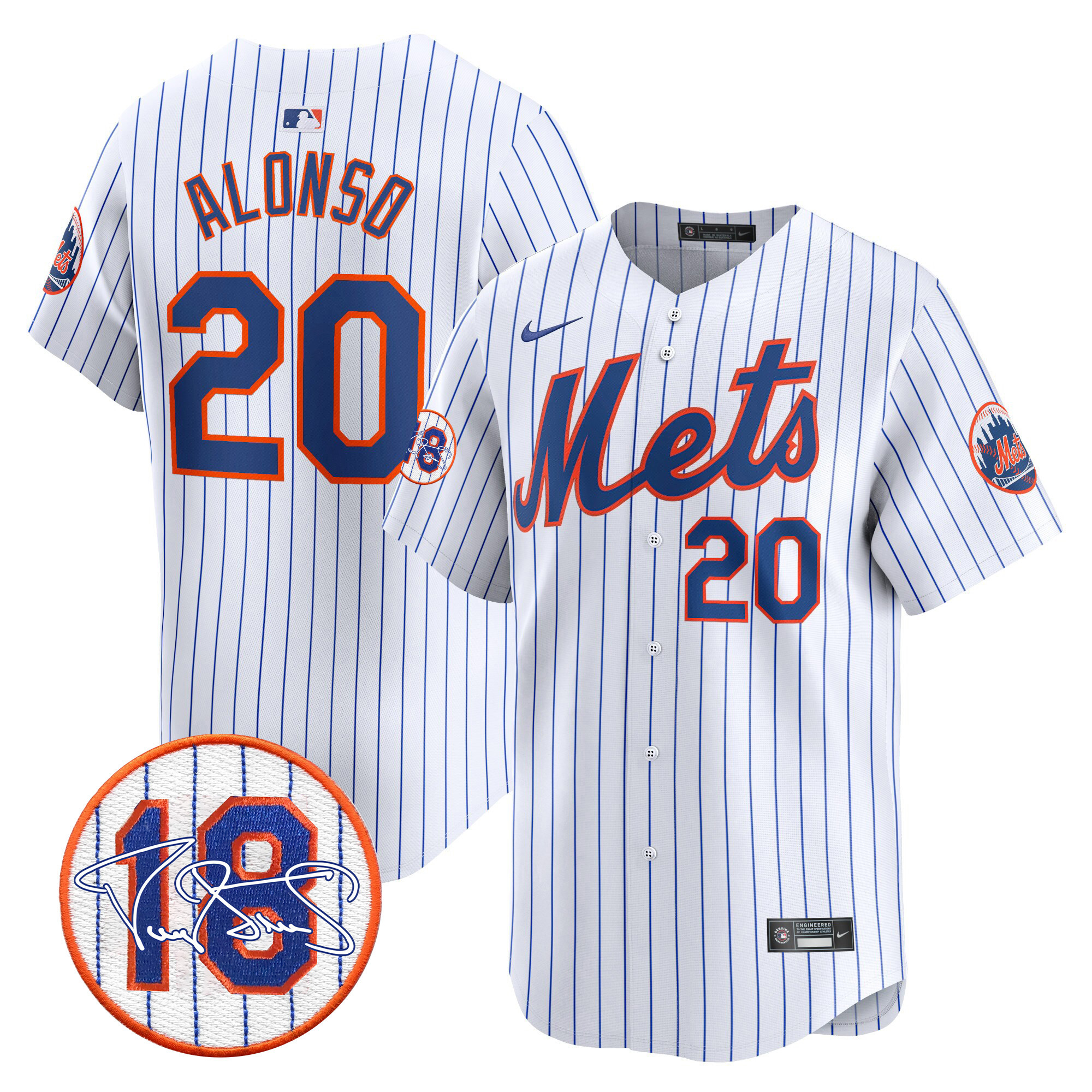 Men's Mets Darryl Strawberry Patch Vapor Premier Limited Jersey - All Stitched