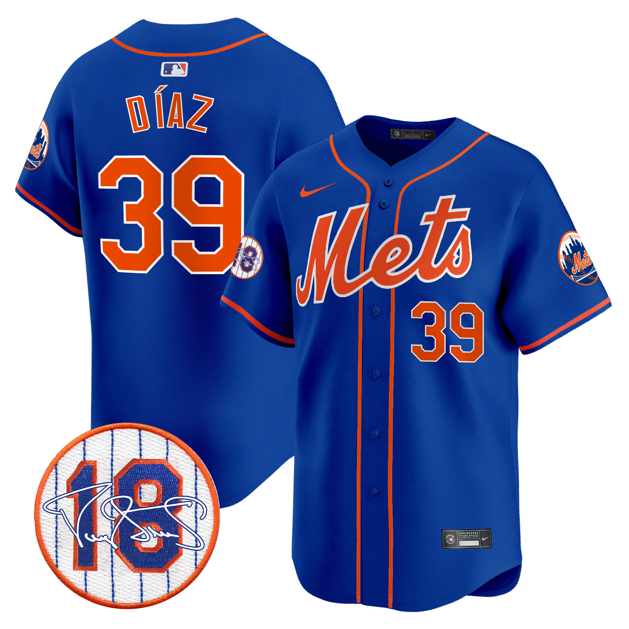 Men's Mets Darryl Strawberry Patch Vapor Premier Limited Jersey - All Stitched