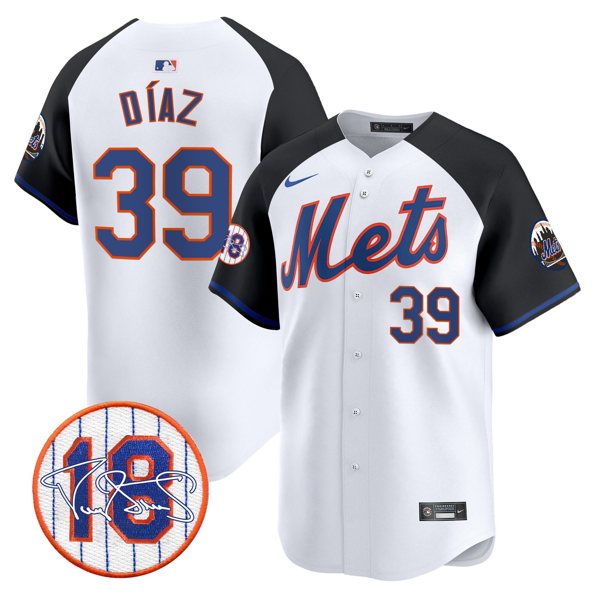 Men's Mets Darryl Strawberry Patch Vapor Premier Limited Jersey - All Stitched