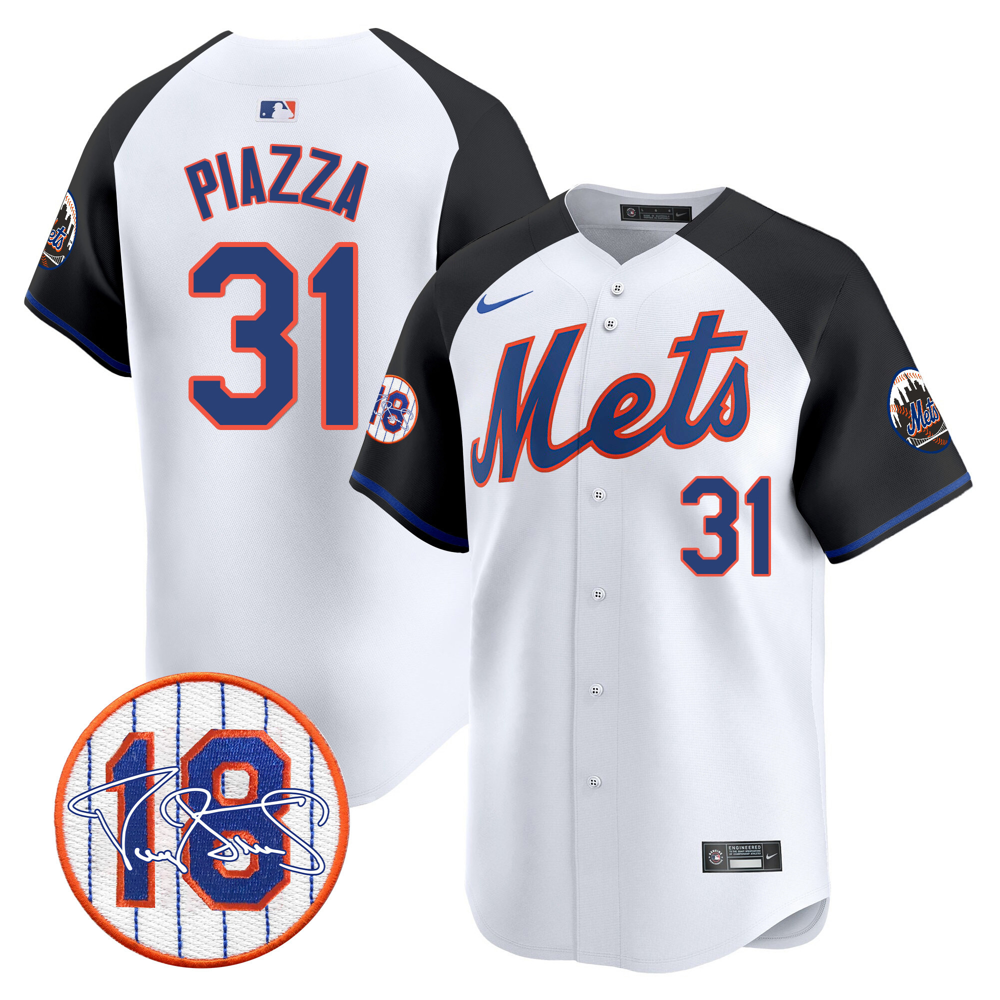Men's Mets Darryl Strawberry Patch Vapor Premier Limited Jersey - All Stitched