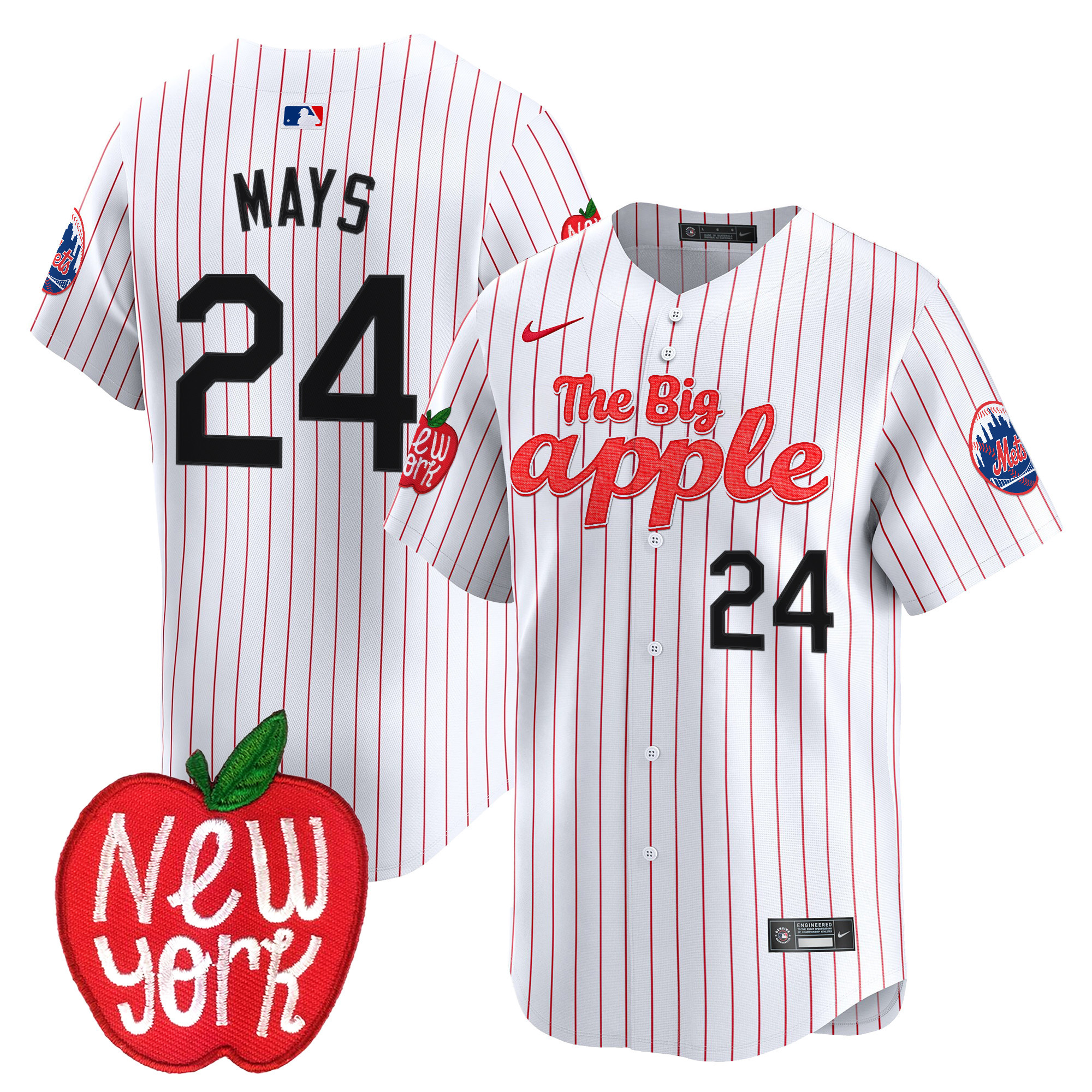 Men's Mets The Big Apple Vapor Premier Limited Jersey - All Stitched