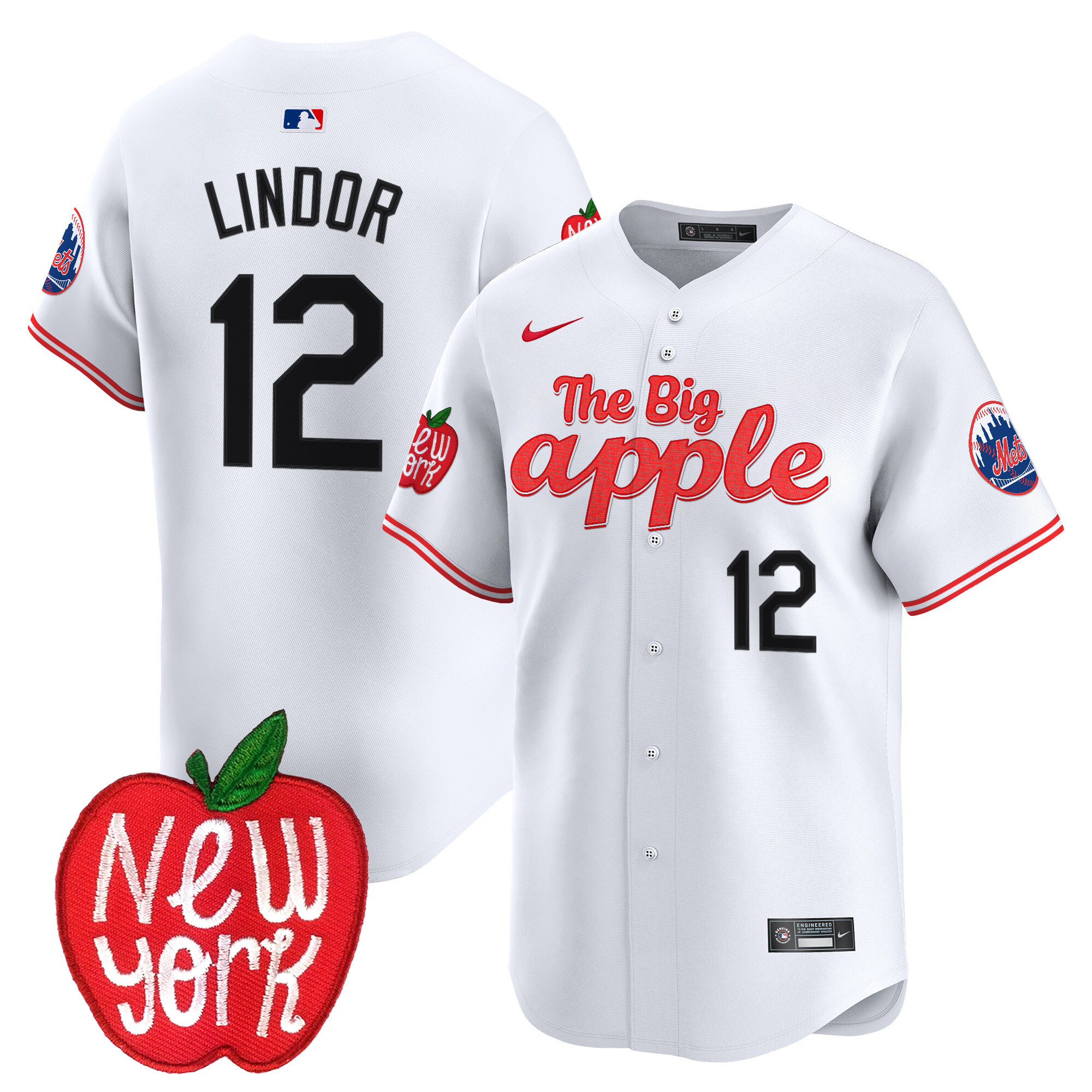 Men's Mets The Big Apple Vapor Premier Limited Jersey - All Stitched
