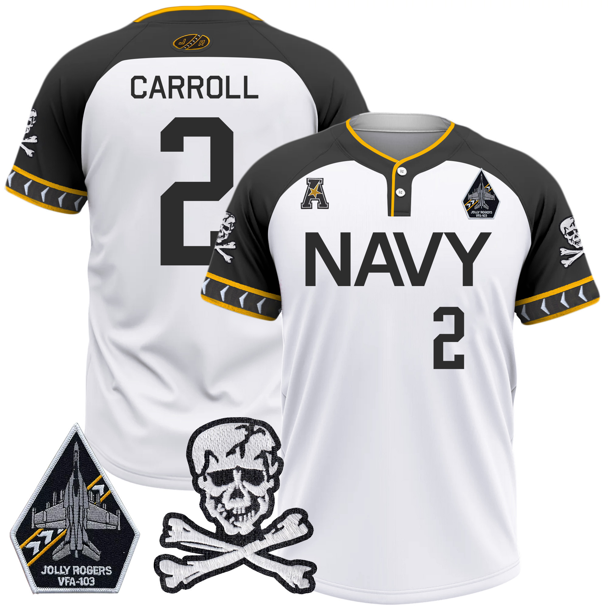 Men's Navy Midshipmen 2025 College Baseball Jersey - All Stitched