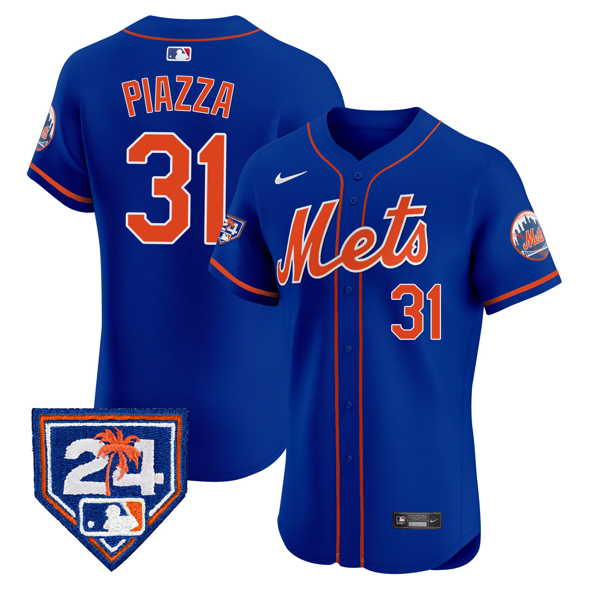 Men's New York Mets 2024 Spring Training Vapor Premier Elite Jersey V2 - All Stitched