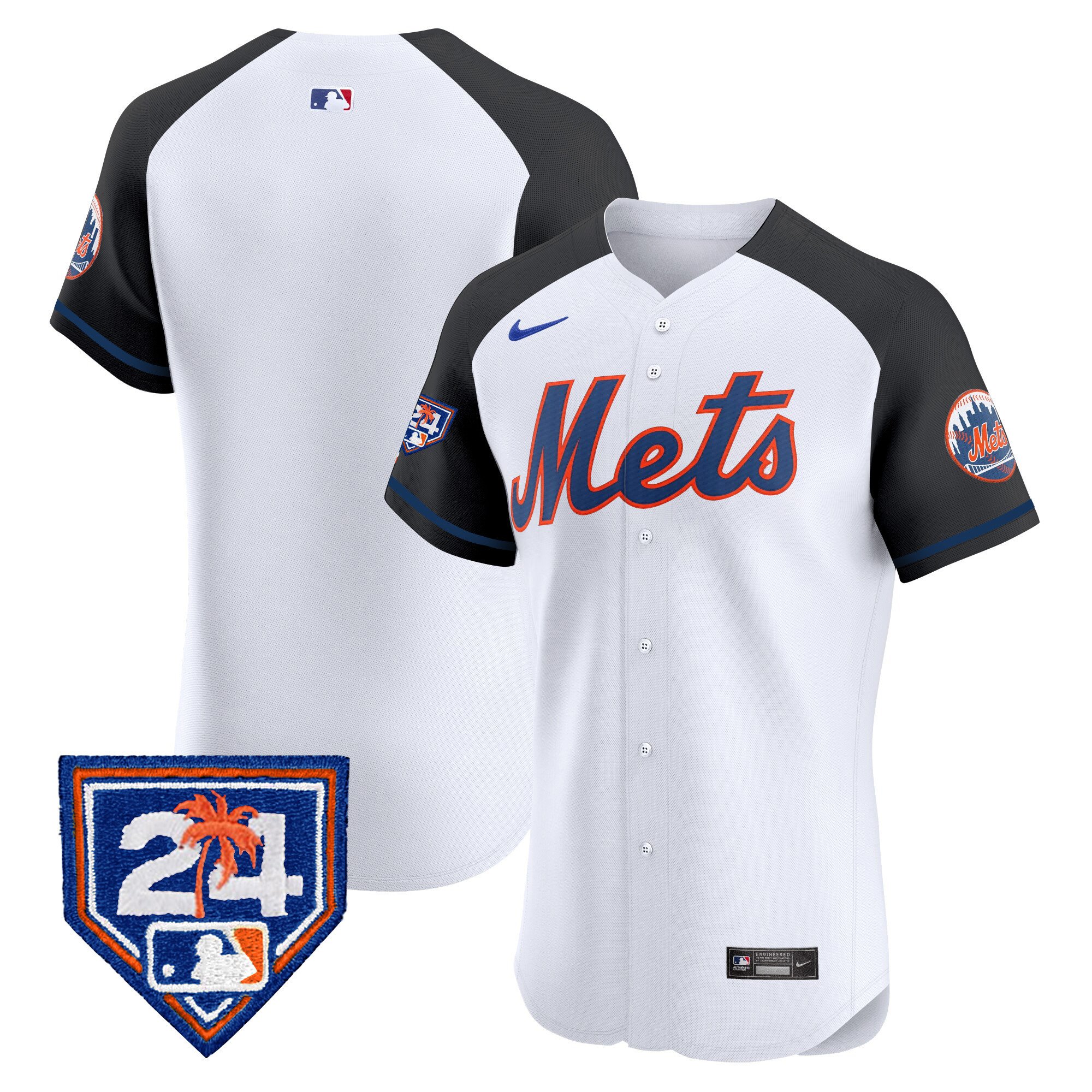 Men's New York Mets 2024 Spring Training Vapor Premier Elite Jersey V2 - All Stitched