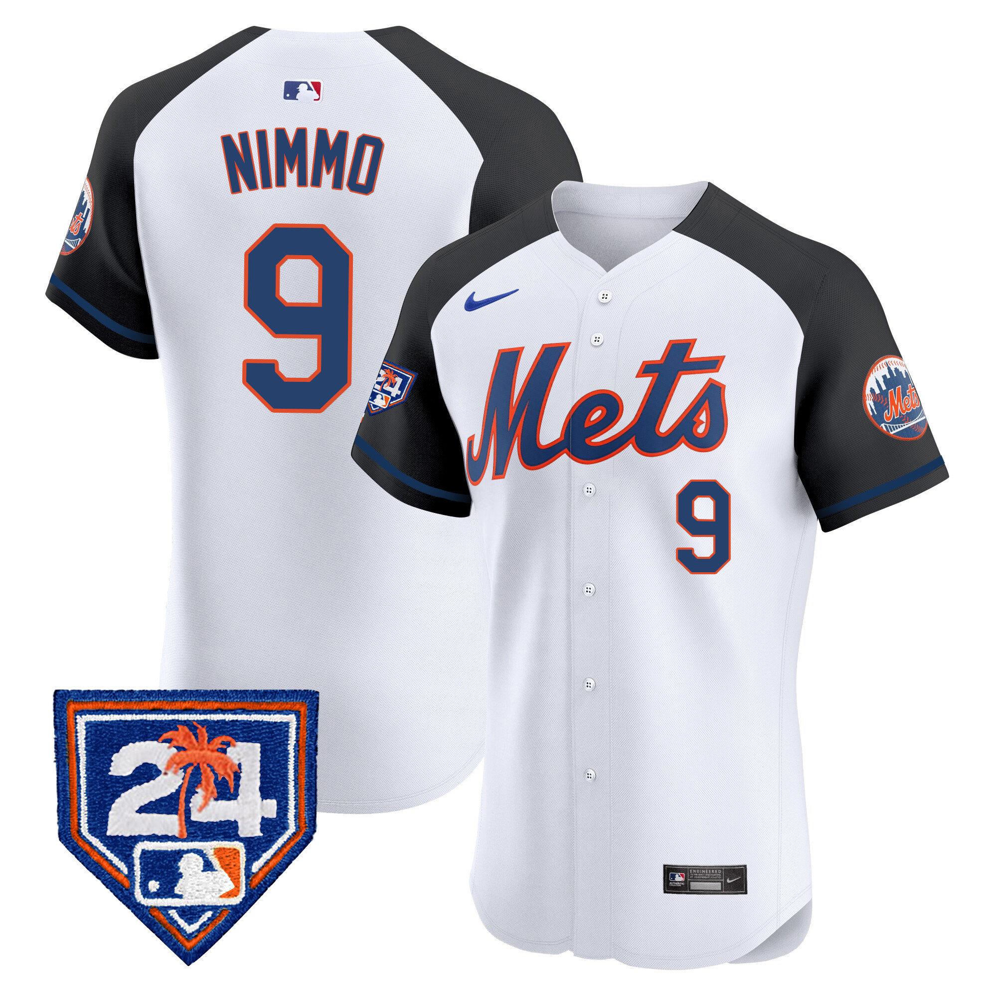 Men's New York Mets 2024 Spring Training Vapor Premier Elite Jersey V2 - All Stitched