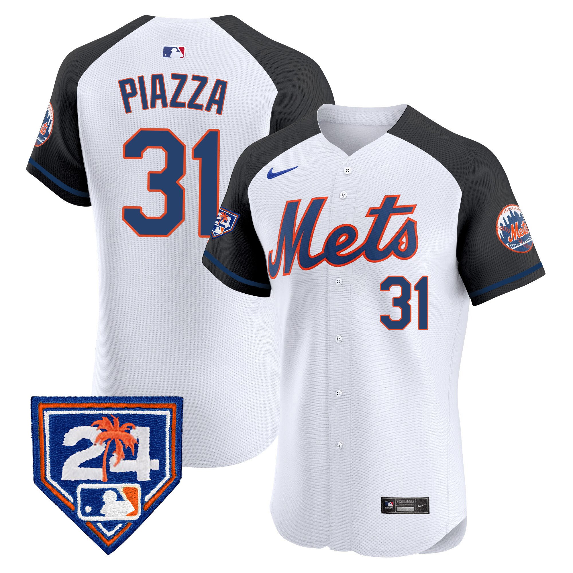 Men's New York Mets 2024 Spring Training Vapor Premier Elite Jersey V2 - All Stitched