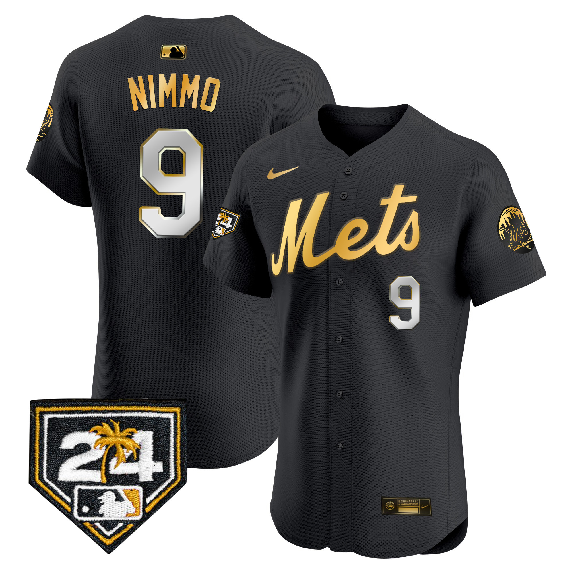 Men's New York Mets 2024 Spring Training Vapor Premier Elite Jersey V2 - All Stitched