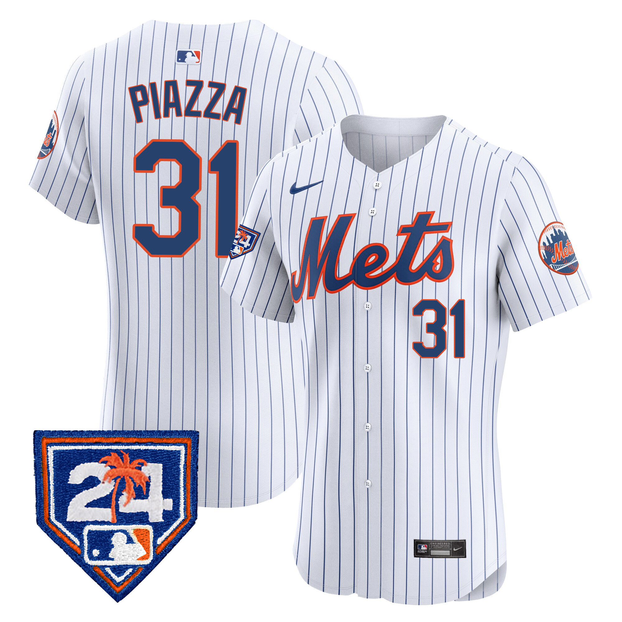 Men's New York Mets 2024 Spring Training Vapor Premier Elite Jersey V2 - All Stitched