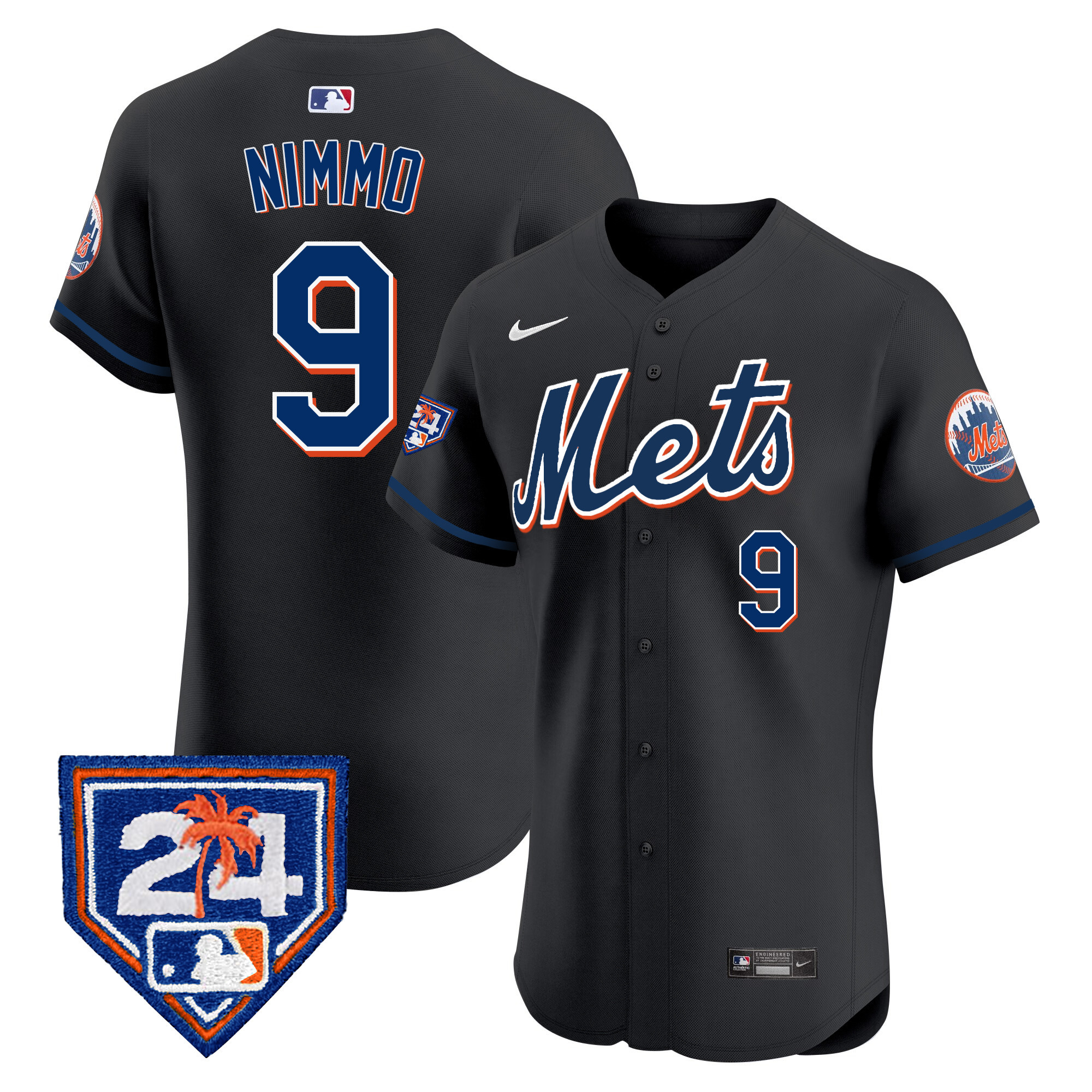 Men's New York Mets 2024 Spring Training Vapor Premier Elite Jersey V2 - All Stitched