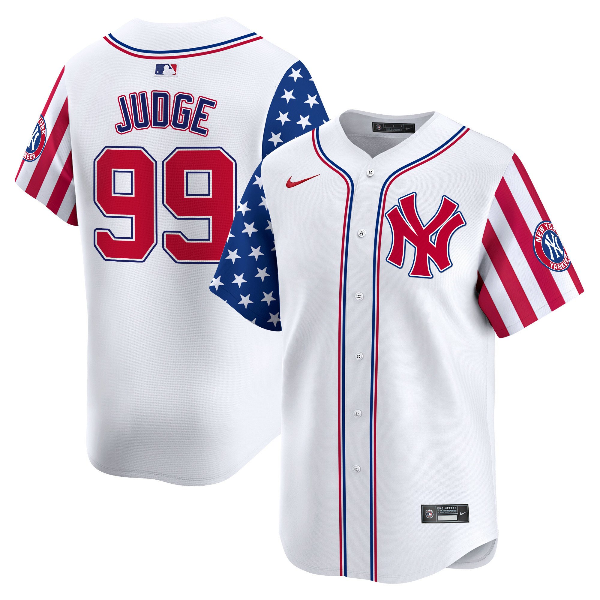 Men's New York Yankees 2024 Independence Day Vapor Premier Limited Jersey - All Stitched