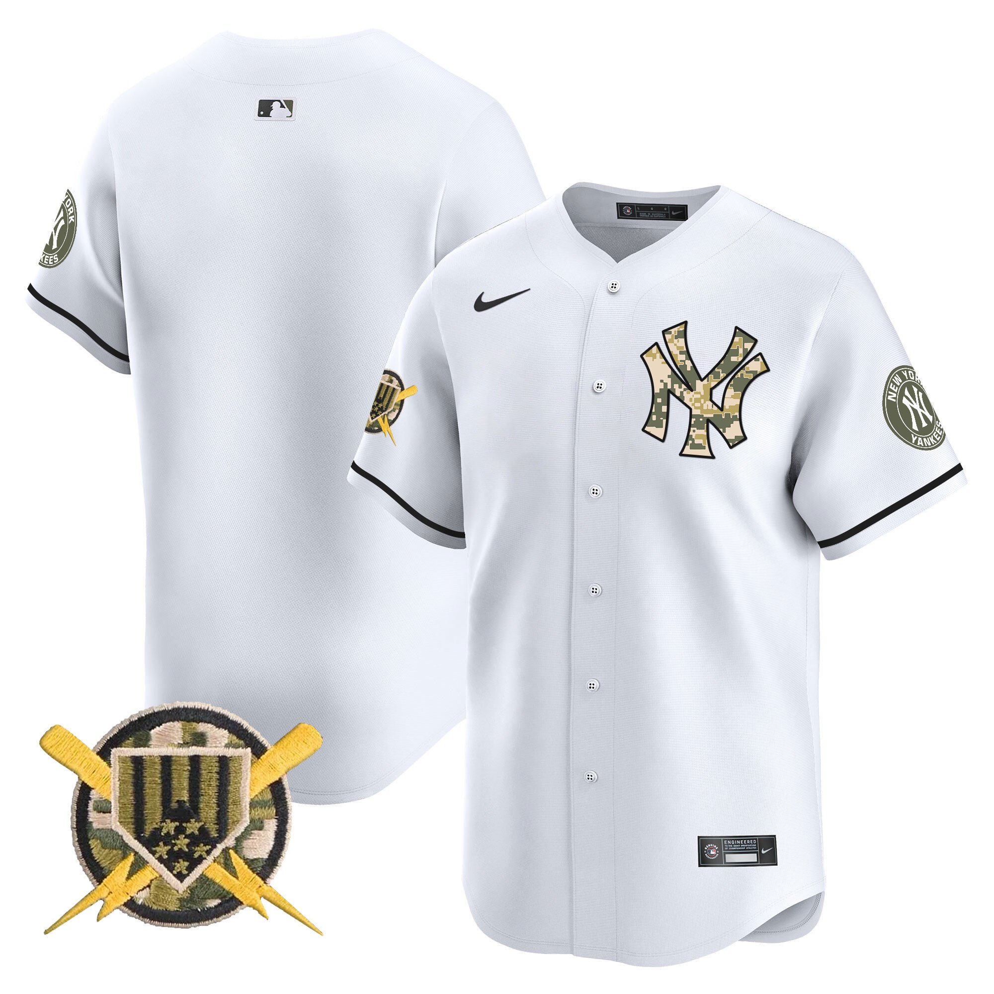 Men's New York Yankees Armed Forces Day Vapor Premier Limited Jersey - All Stitched