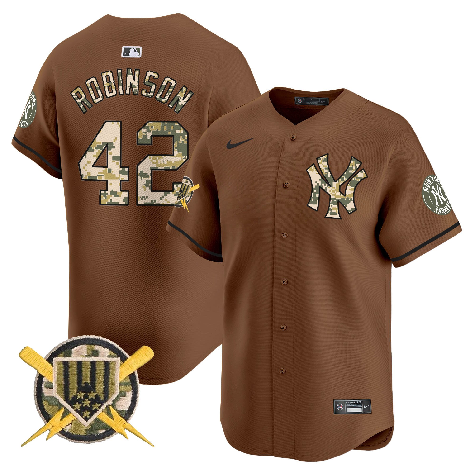 Men's New York Yankees Armed Forces Day Vapor Premier Limited Jersey - All Stitched