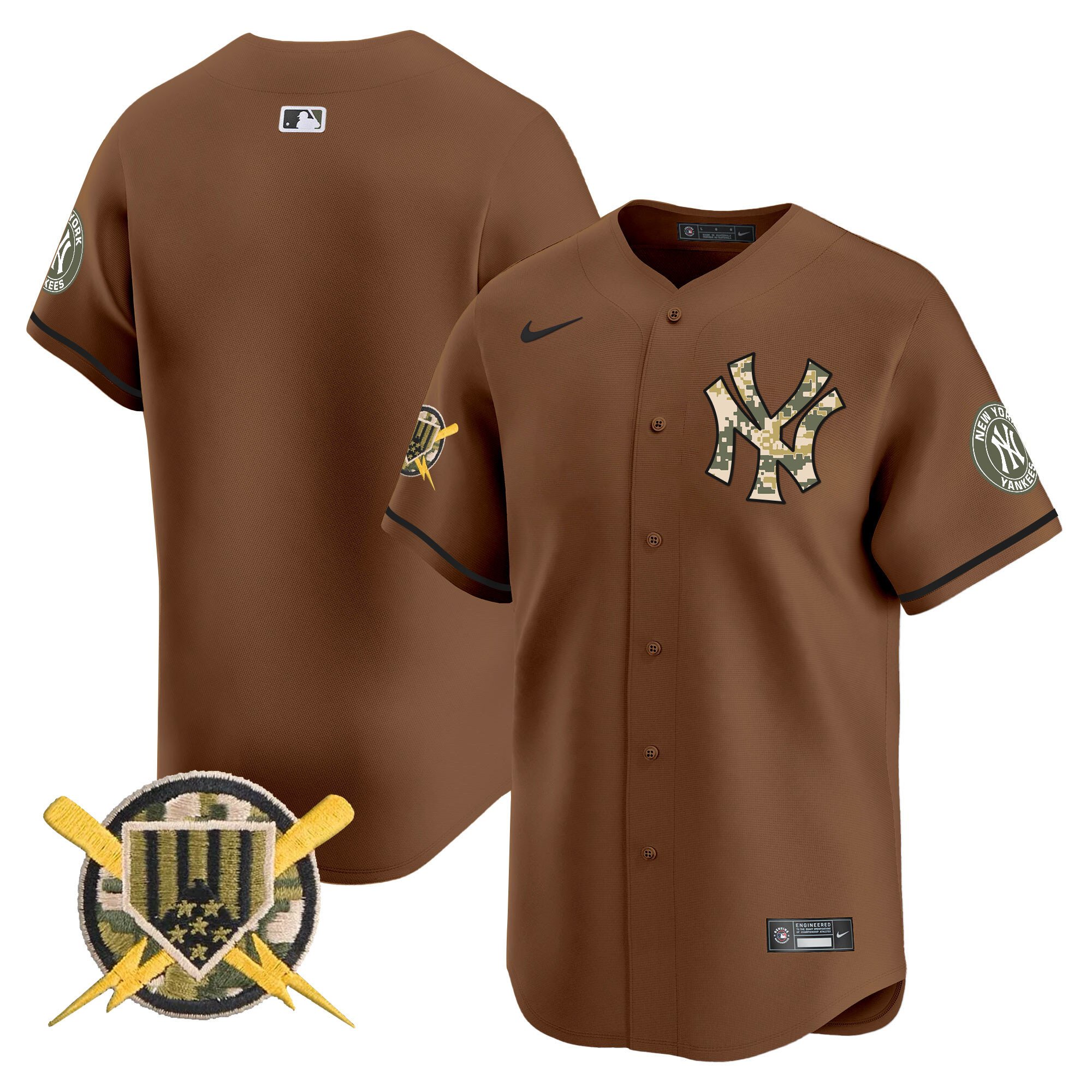 Men's New York Yankees Armed Forces Day Vapor Premier Limited Jersey - All Stitched