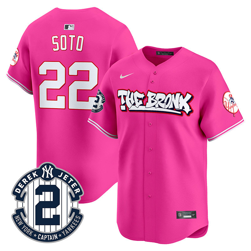 Men's New York Yankees The Bronx Graffiti Vapor Premier Limited Jersey V2 - All Stitched