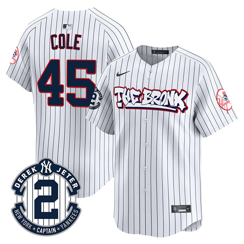 Men's New York Yankees The Bronx Graffiti Vapor Premier Limited Jersey V2 - All Stitched