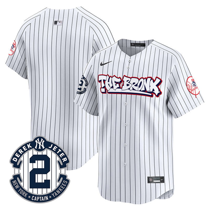 Men's New York Yankees The Bronx Graffiti Vapor Premier Limited Jersey V2 - All Stitched