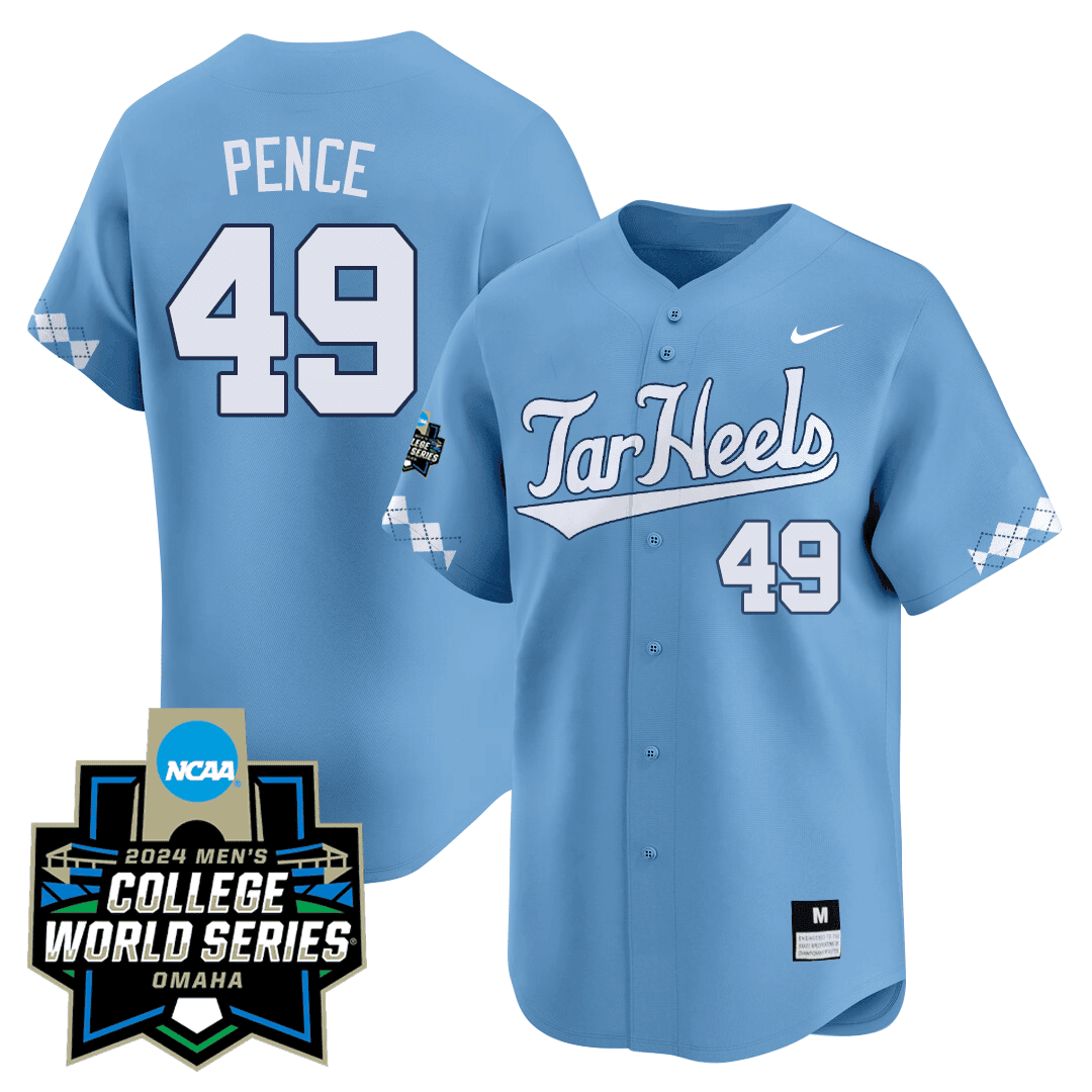Men's North Carolina Tar Heels 2024 College World Series Patch Vapor Premier Limited Jersey - All Stitched